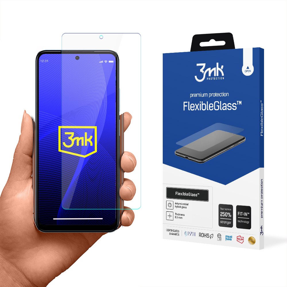 Гибридное защитное стекло 3mk FlexibleGlass для Xiaomi Redmi Note 12S