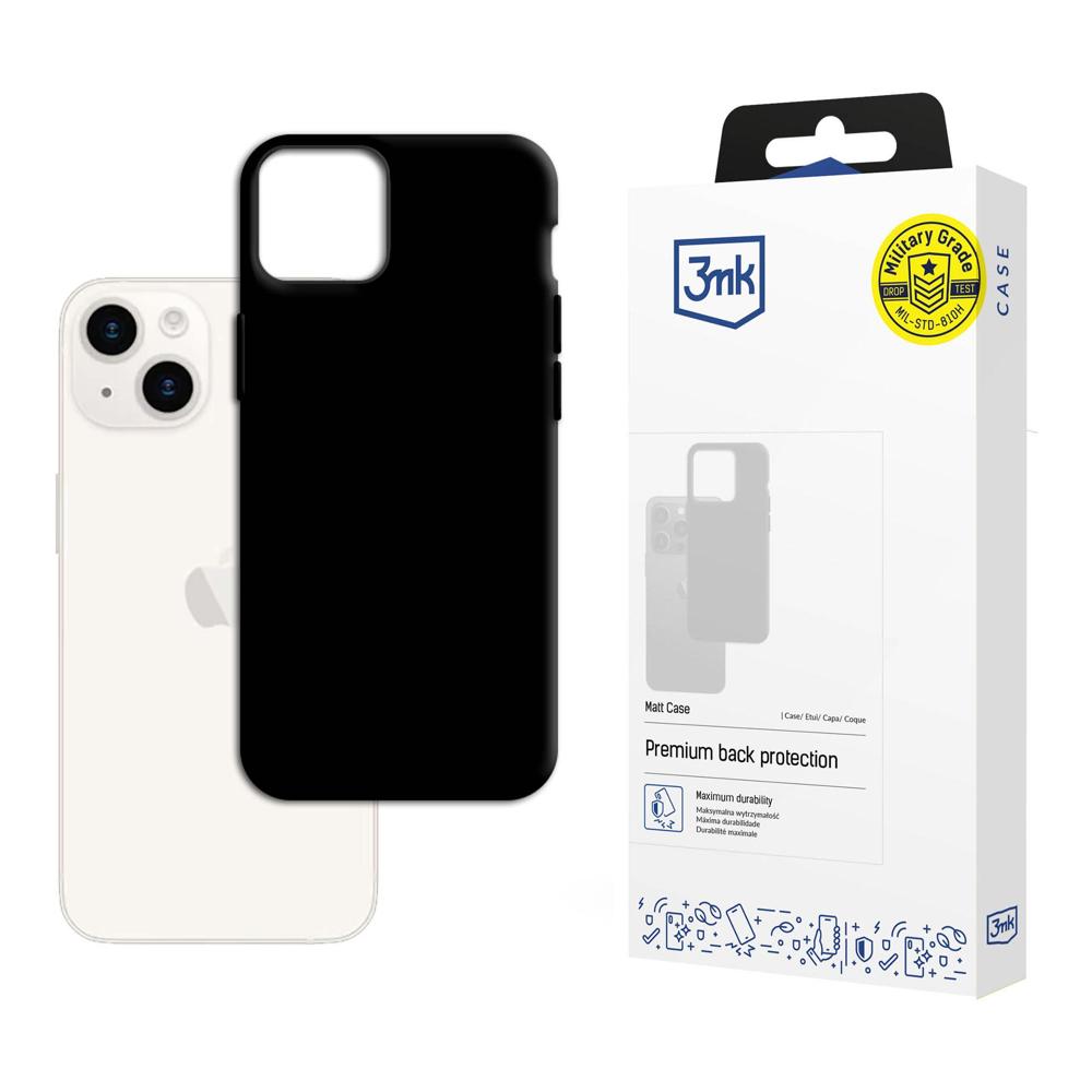 Apple iPhone 15 Plus - 3mk Matinis dėklas juodas