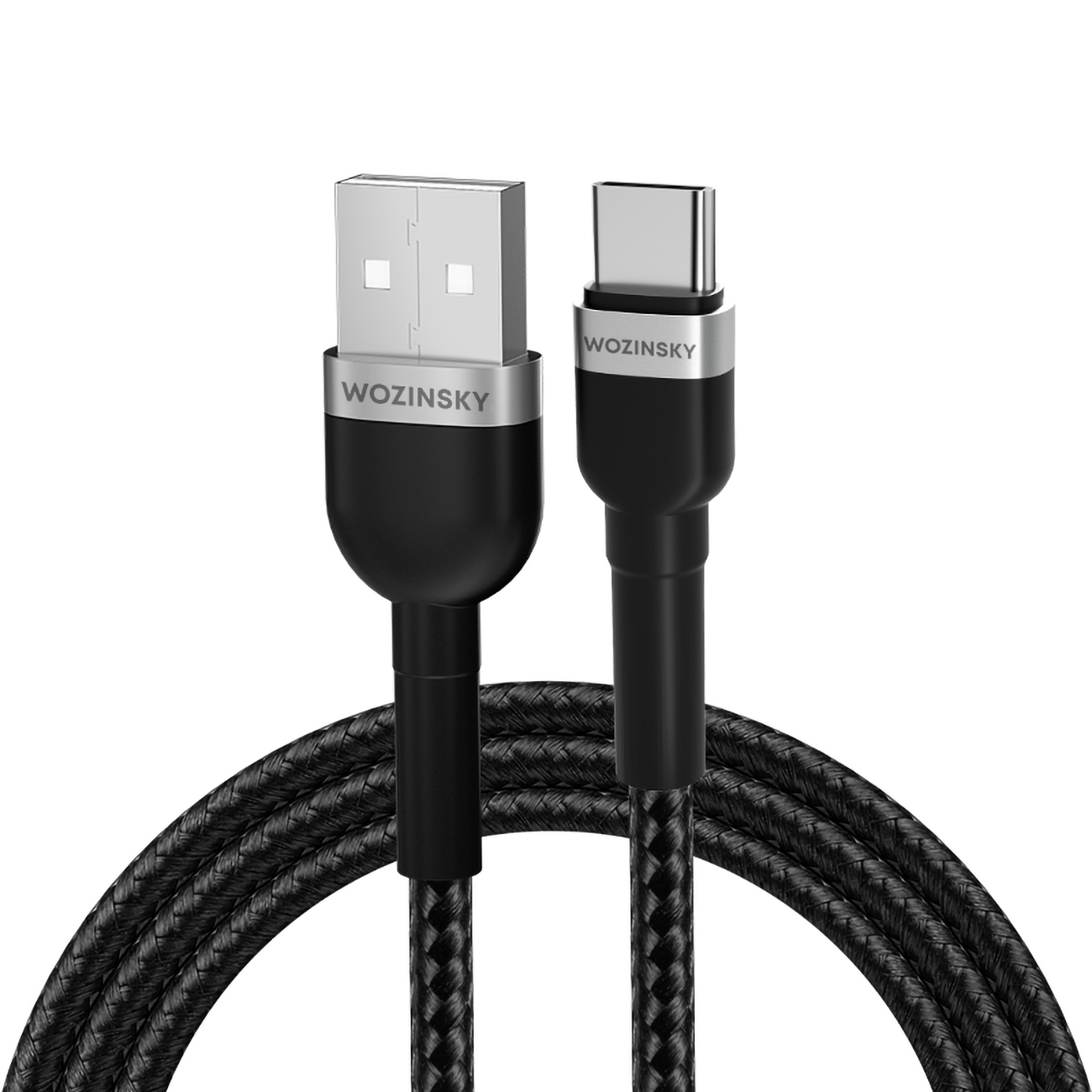 Wozinsky WNBAC2 кабель USB-A USB-C 2.4A 2м - чёрный