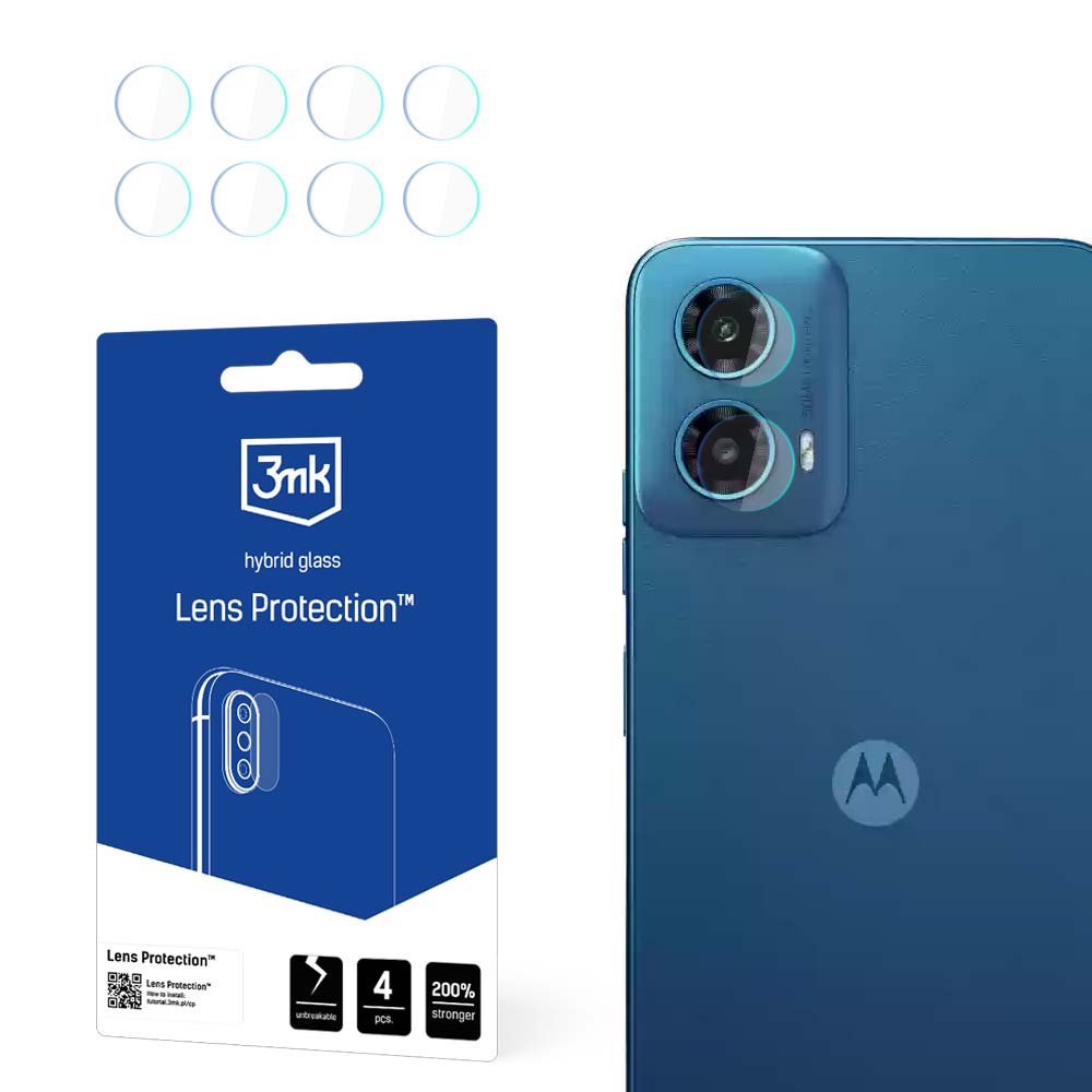 3mk Lens Protection™ hibridinis kameros stiklas Motorola Moto G34 5G
