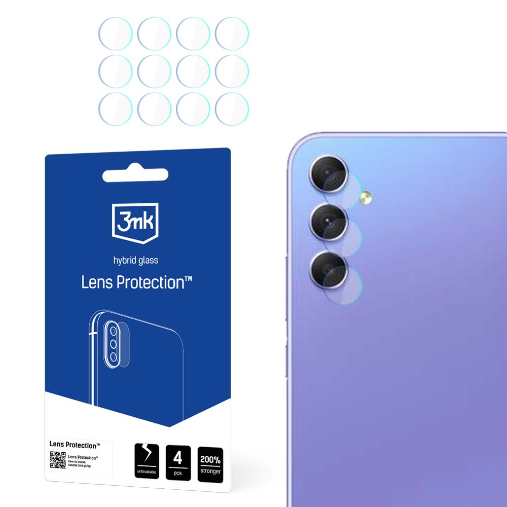 3mk Lens Protection™ hibridinis kameros stiklas Samsung Galaxy A35 / A55 5G