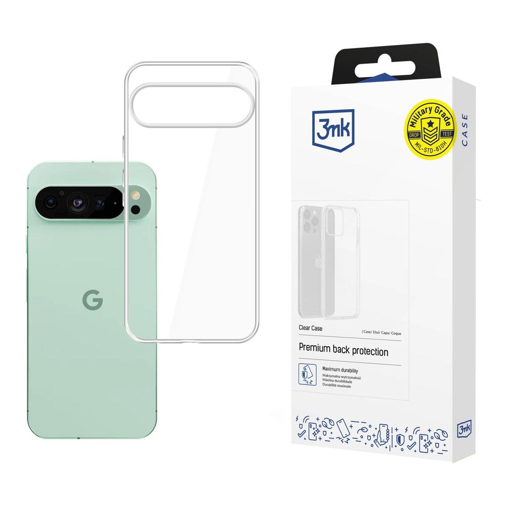 3mk Skaidrus dėklas telefonui Google Pixel 9 - skaidrus