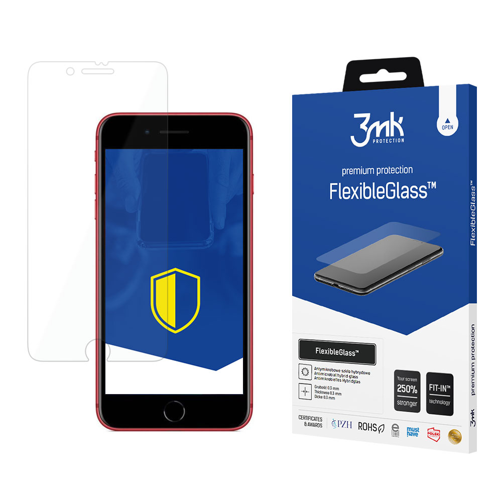 Гибридное стекло 3mk FlexibleGlass™ для iPhone 8 Plus