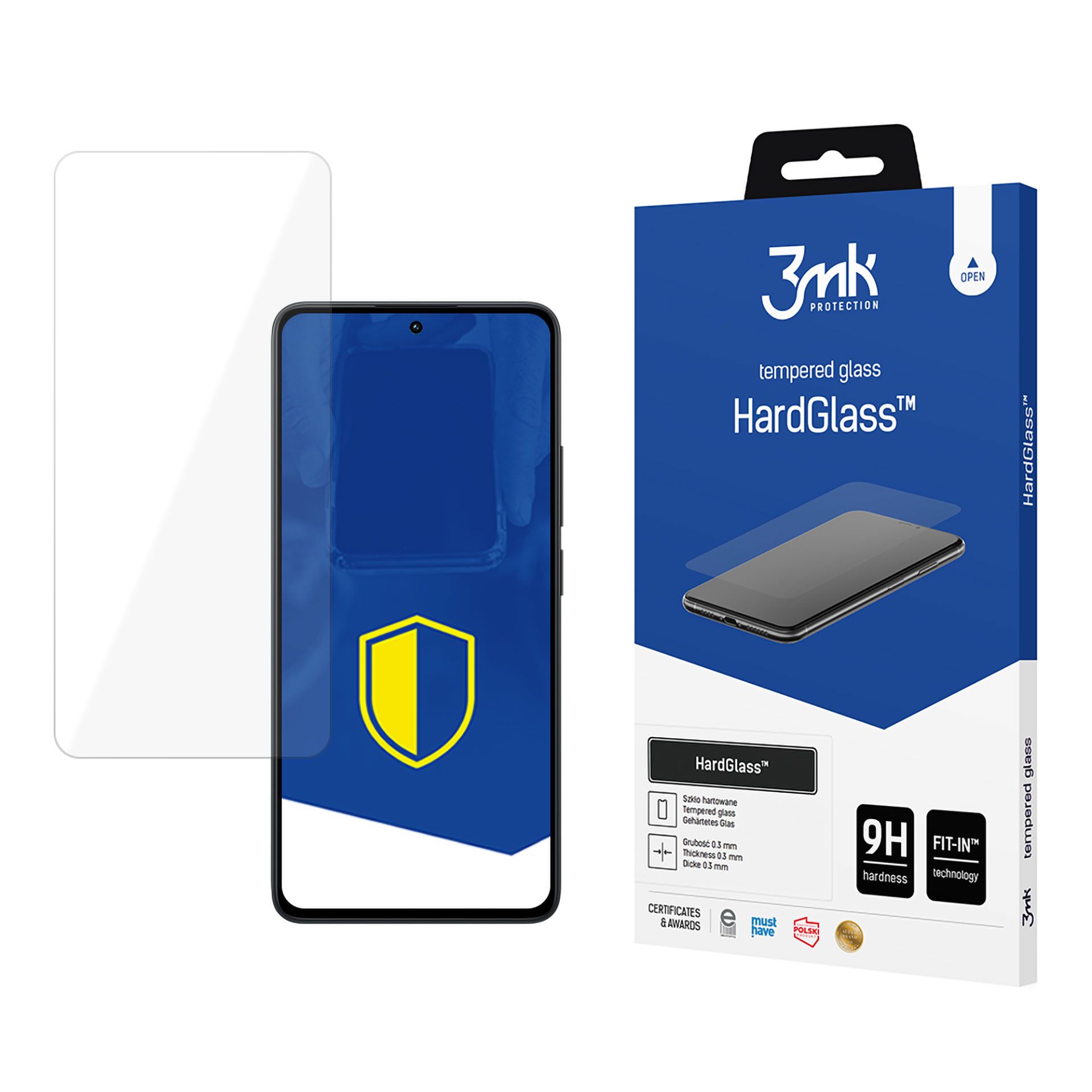 9H 3mk HardGlass™ apsauginis stiklas telefonui Xiaomi Redmi Note 13 5G