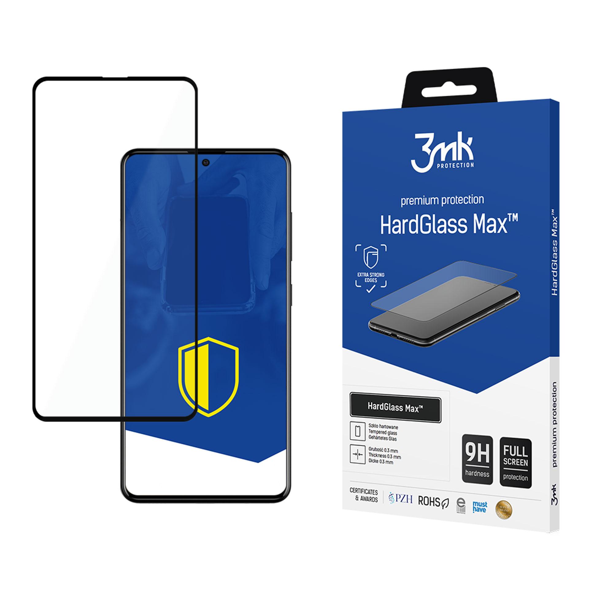9H 3mk HardGlass Max™ apsauginis stiklas Samsung Galaxy A51 / A52 / A52 5G / A52s 5G