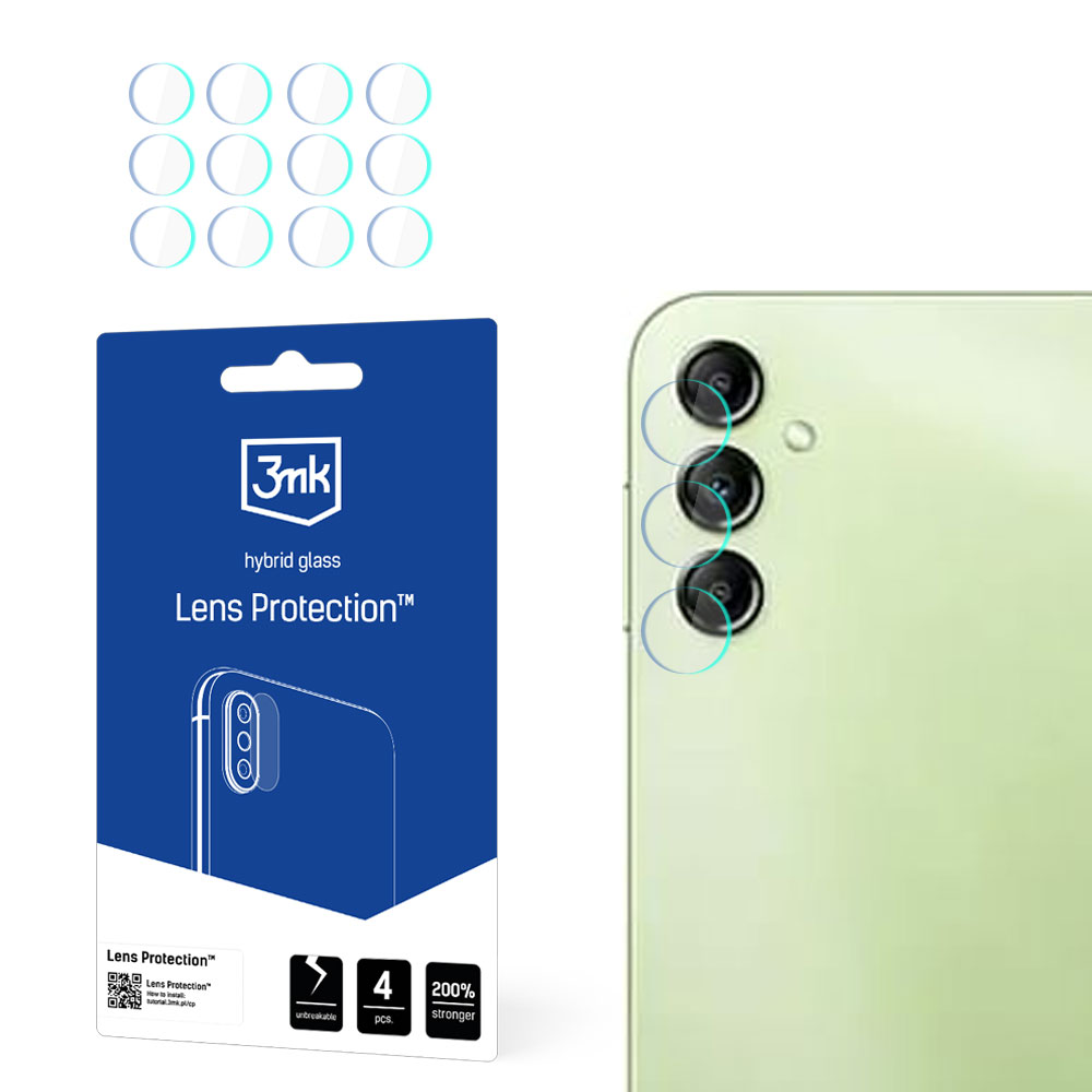 3mk Lens Protection™ hibridinis kameros stiklas Samsung Galaxy A14 / A14 5G