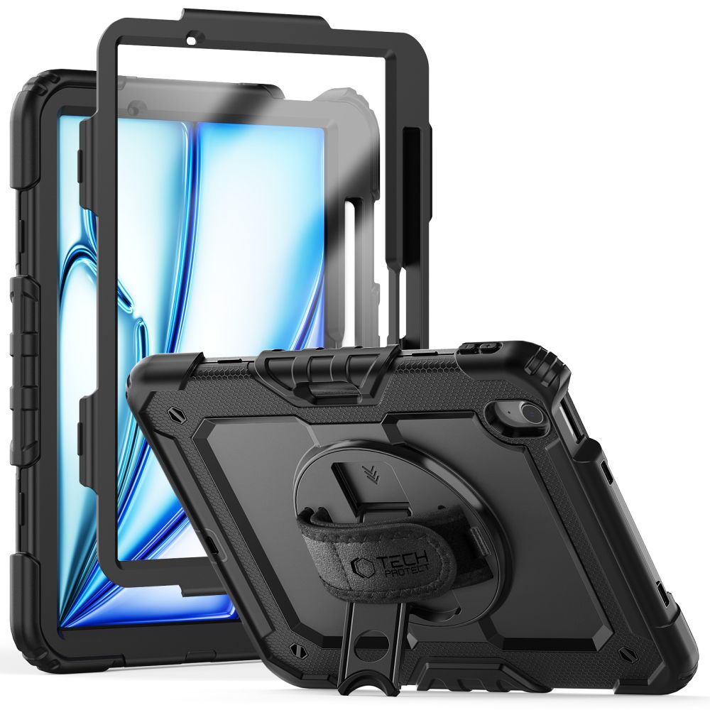 Tech-Protect Solid360 Case for iPad Air 11" (2024/2025/2026) - Black