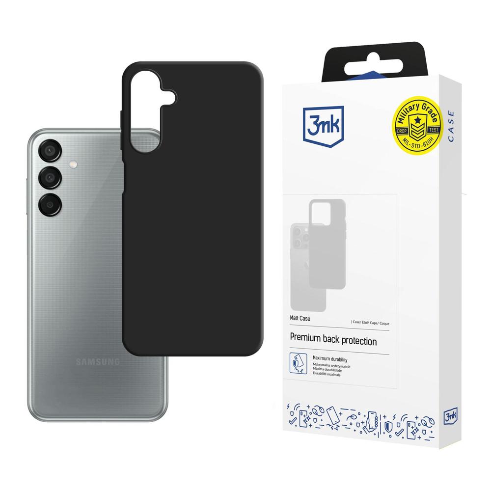 Чехол 3mk Matt для Samsung Galaxy M15 5G - чёрный