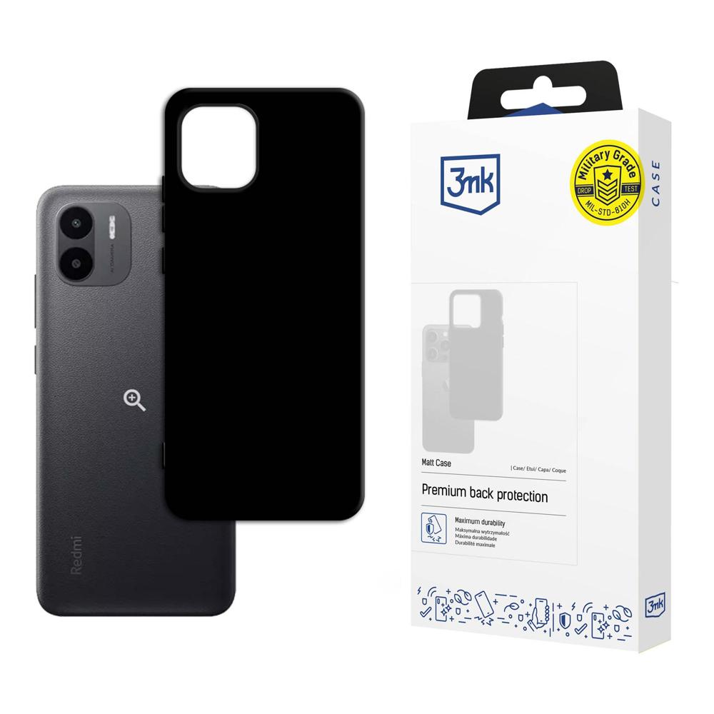 3mk Matinis dėklas telefonui Xiaomi Redmi A2 - juodas