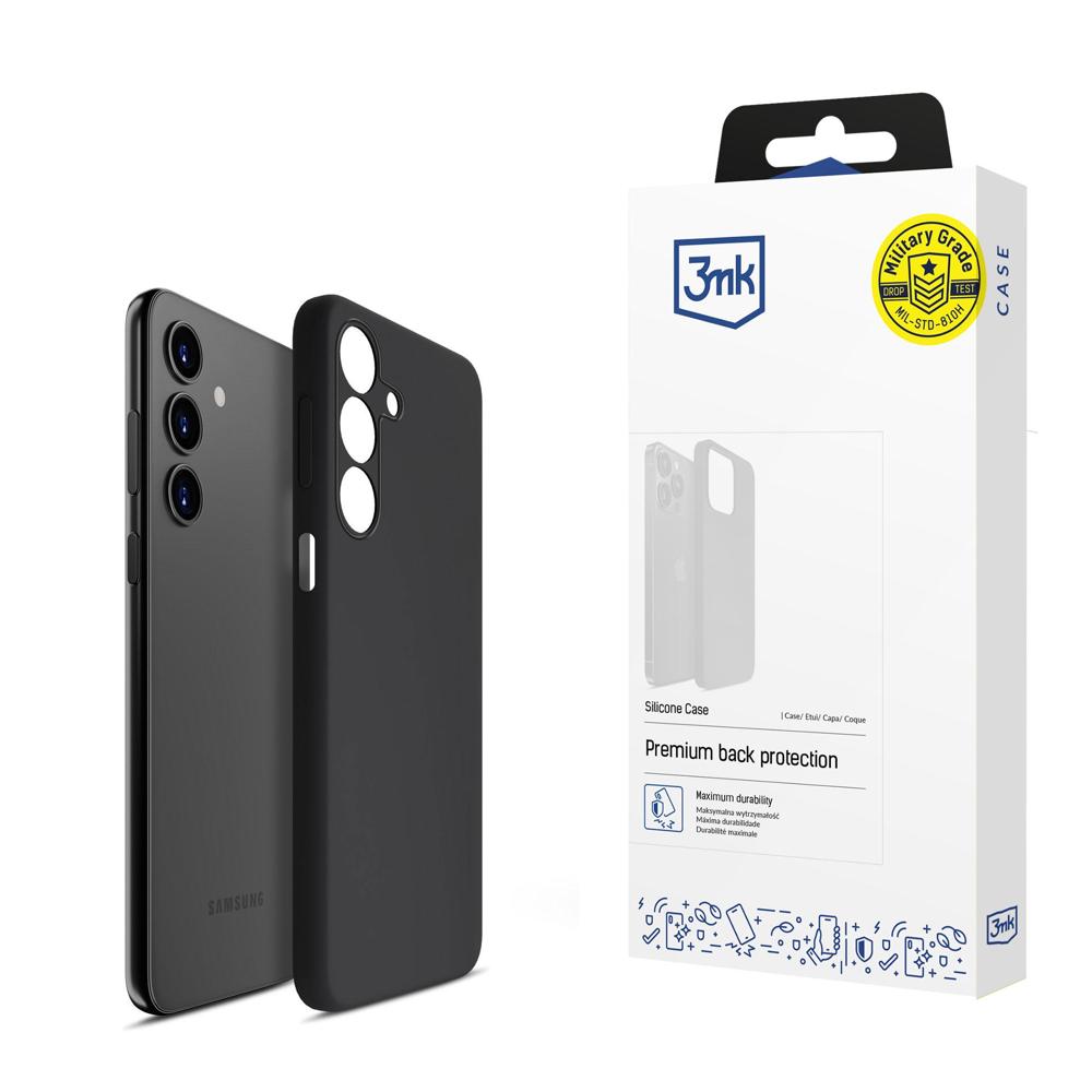 3mk silikoninis dėklas telefonui Samsung Galaxy A15 5G - juodas