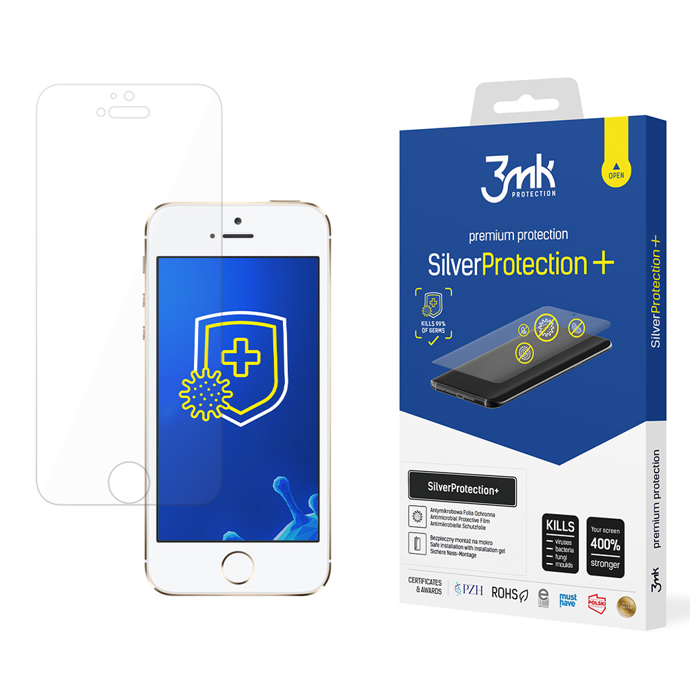 3mk SilverProtection+ apsauginė plėvelė iPhone 5 / 5S / SE