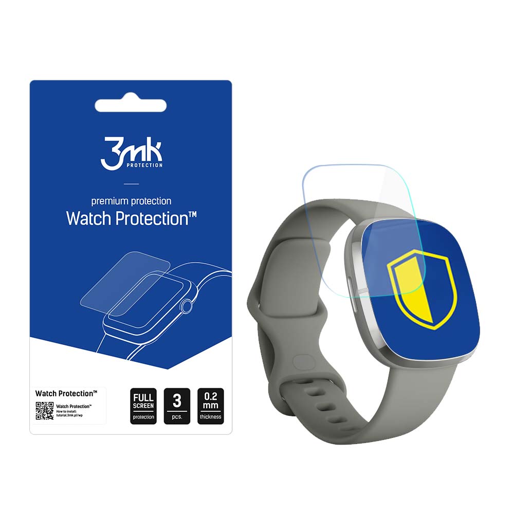 3mk Watch Protection ARC защитное стекло экрана смарт-часов Fitbit Sense