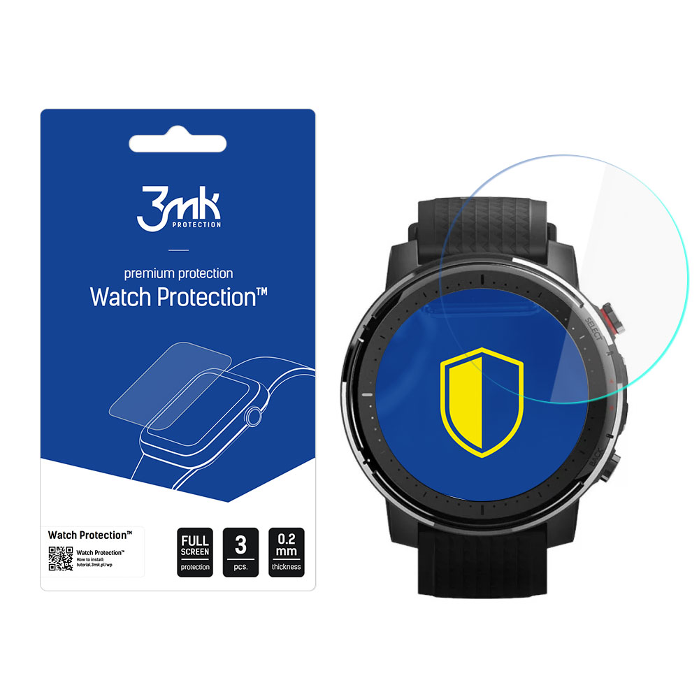 3mk Watch Protection™ v. FlexibleGlass гибридное стекло Xiaomi Amazfit Stratos 3