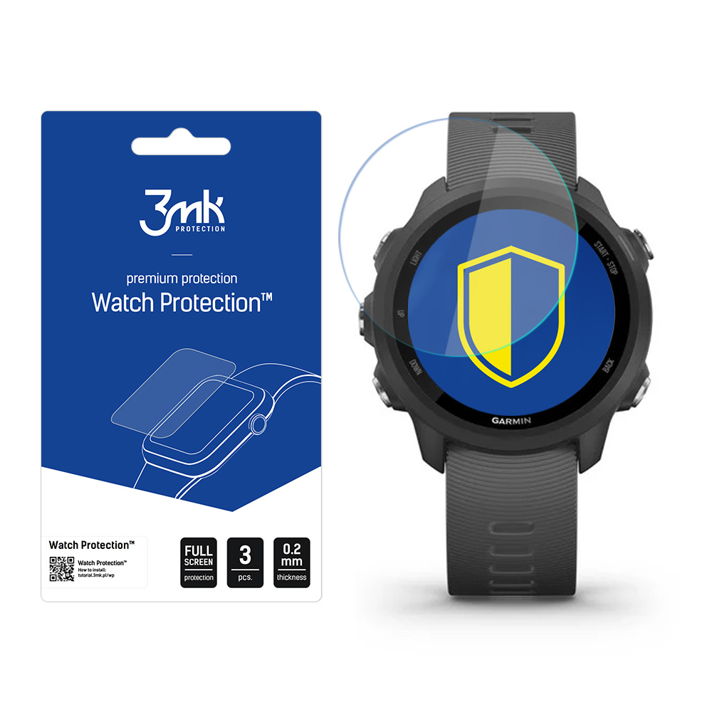 3mk laikrodžio apsauga™ v. FlexibleGlass hibridinis stiklas Garmin Forerunner 245