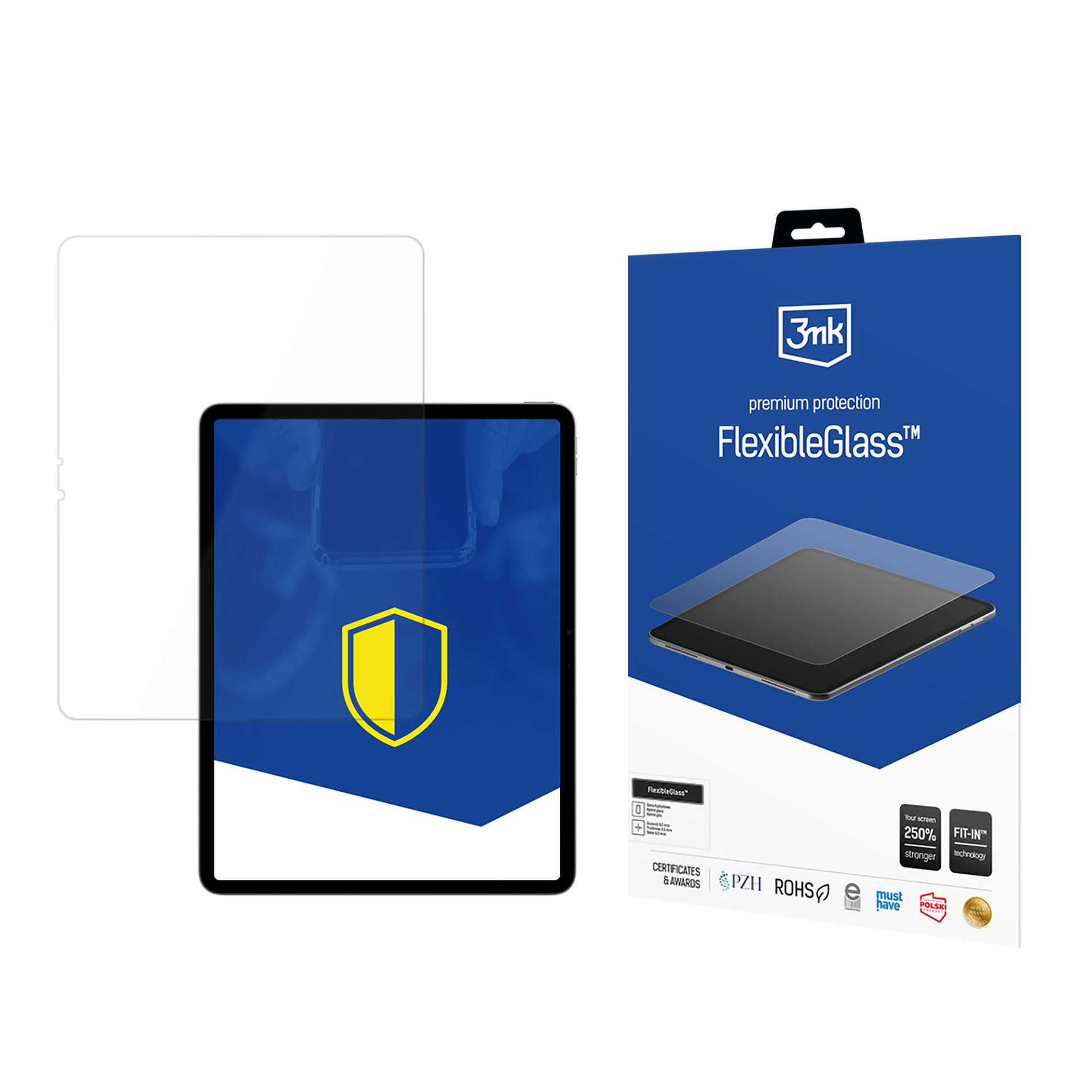 Закалённое стекло 3mk FlexibleGlass для iPad Air 11" 2024 (6-е поколение) / iPad Air 11" 2025 (7-е поколение)