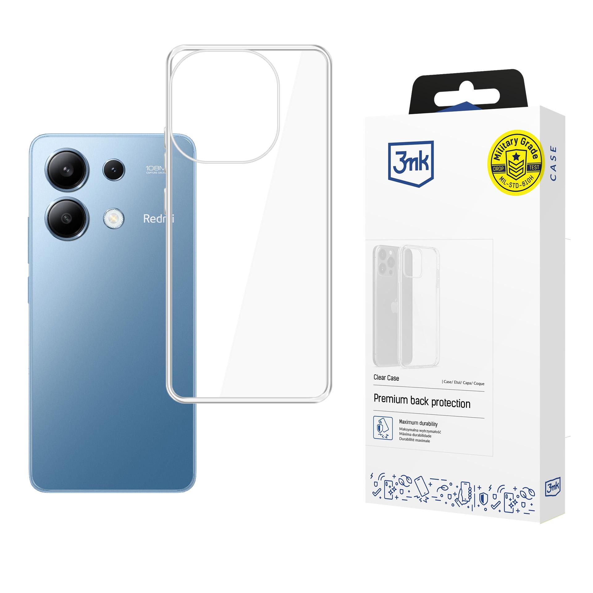3mk skaidrus dėklas telefonui Xiaomi Redmi Note 13 4G - skaidrus