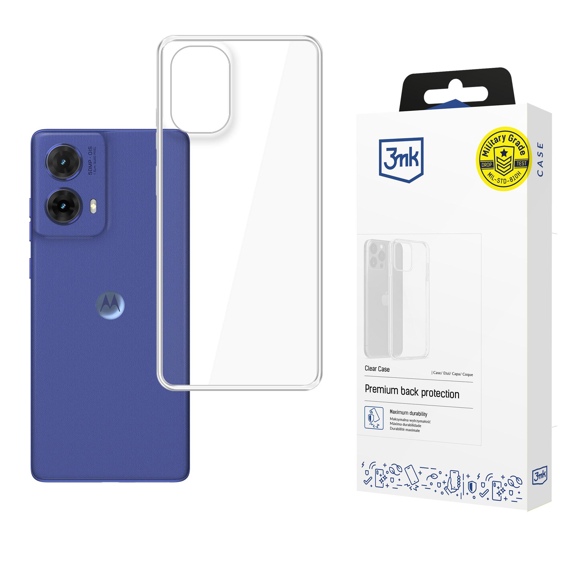 3mk skaidrus dėklas telefonui Motorola Moto G85 - skaidrus