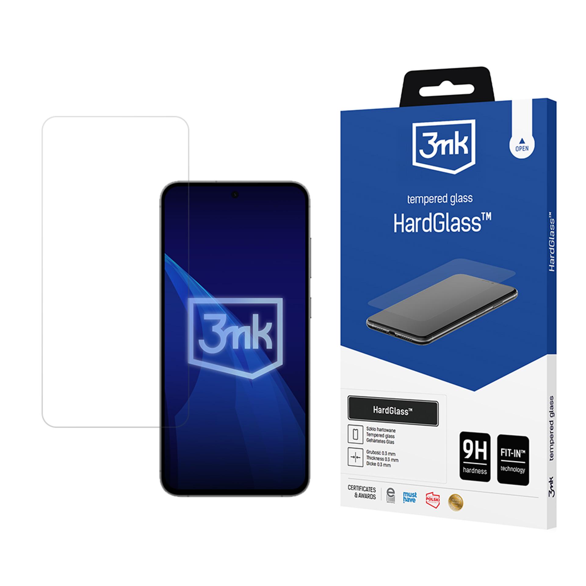 LCD apsauginis stikliukas 3mk Hard Glass Samsung S721 S24 FE