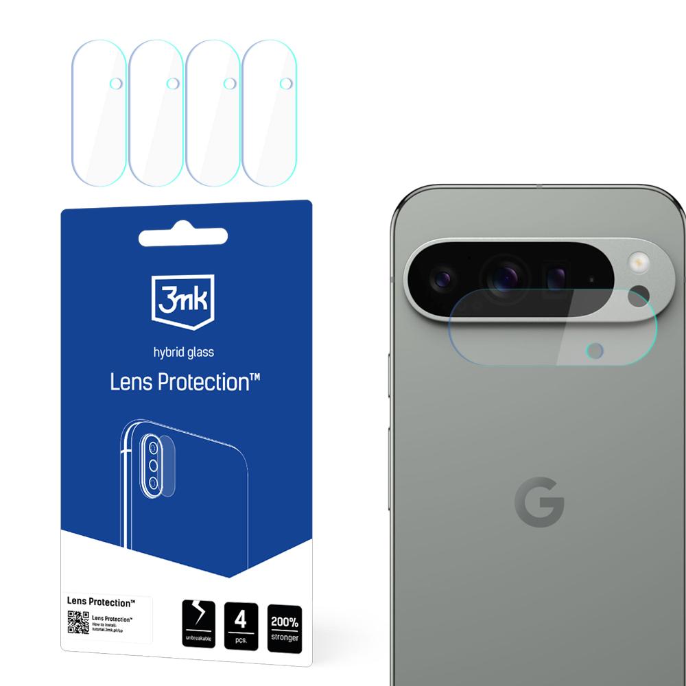 Hibridinis stiklas kameros lęšio apsaugai 3mk Lens Protection Google Pixel 9