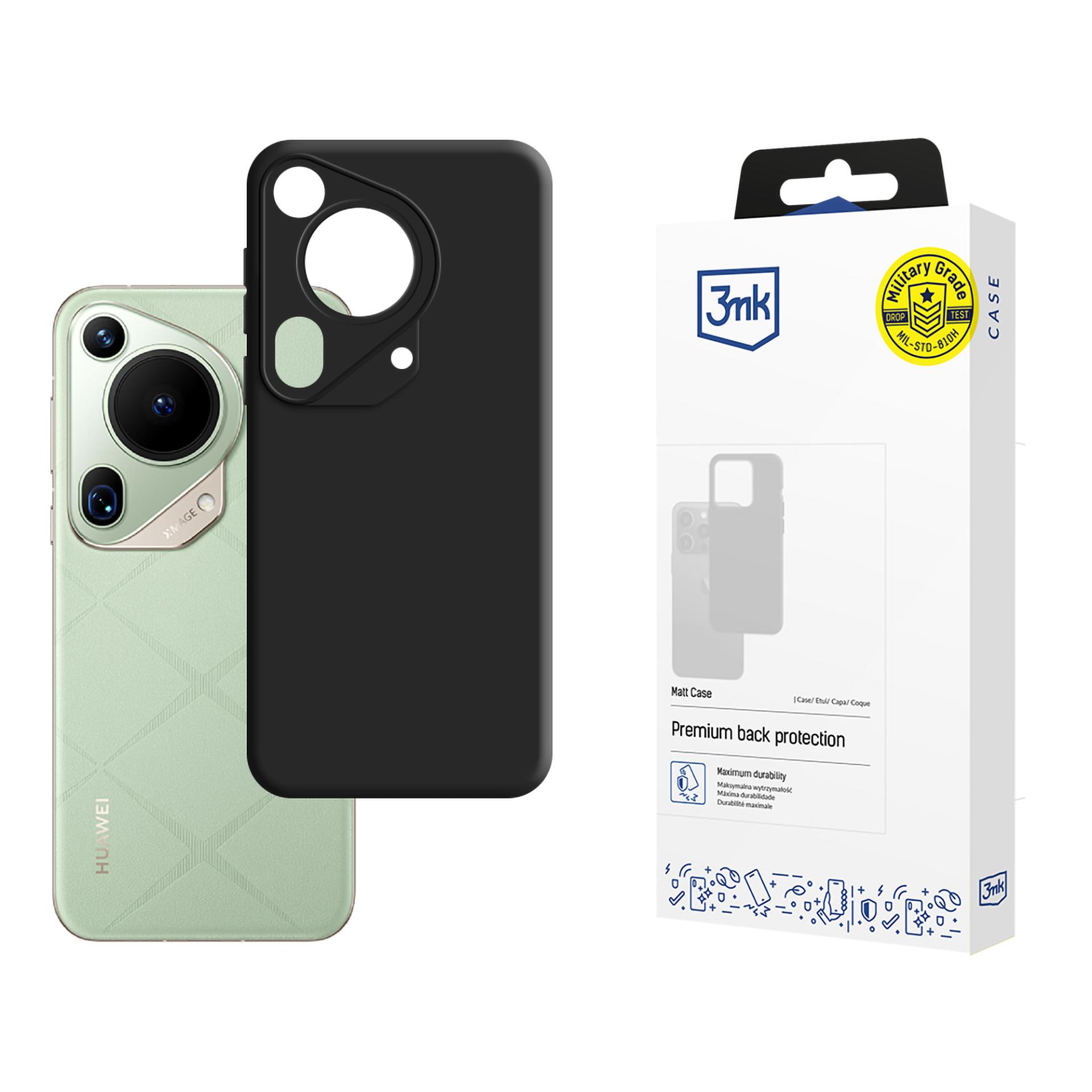 3mk matinis dėklas Huawei Pura 70 Ultra - juodas