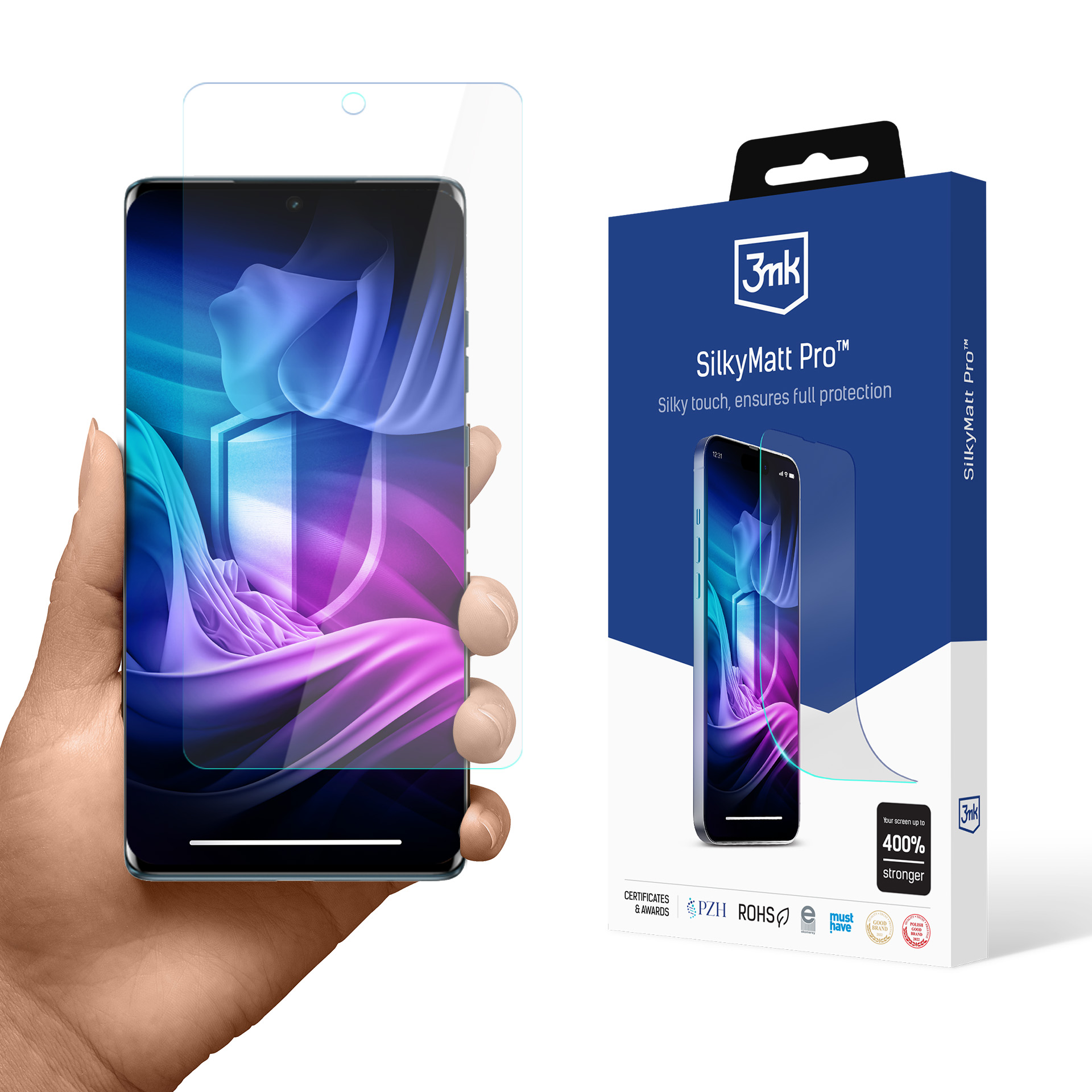 3mk Silky Matt Pro matinė apsauginė plėvelė Motorola Edge 50 Fusion