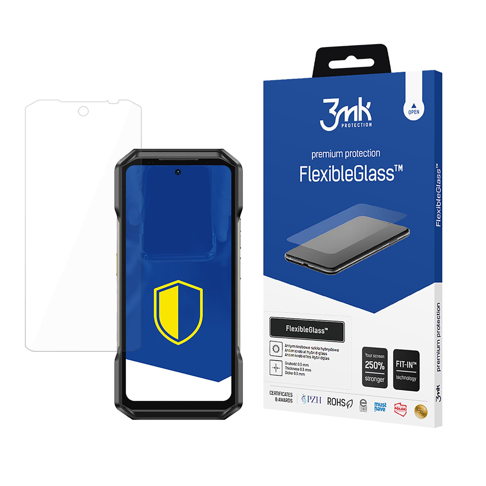 Гибридное стекло 3mk FlexibleGlass для Ulefone Armor 27 Pro / 27T Pro