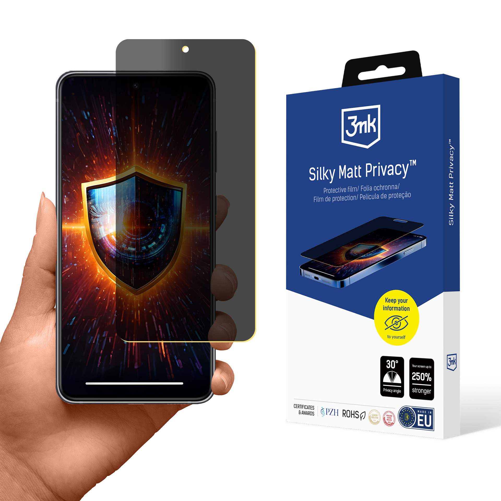 Пленка для защиты приватности 3mk Silky Matt Privacy Samsung Galaxy S21 FE 5G