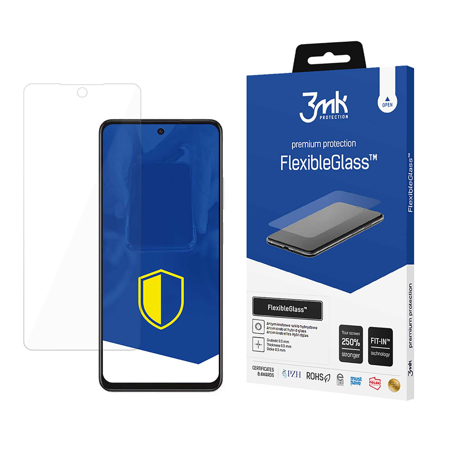 Hibridinis stiklas 3mk FlexibleGlass Oppo A3 4G