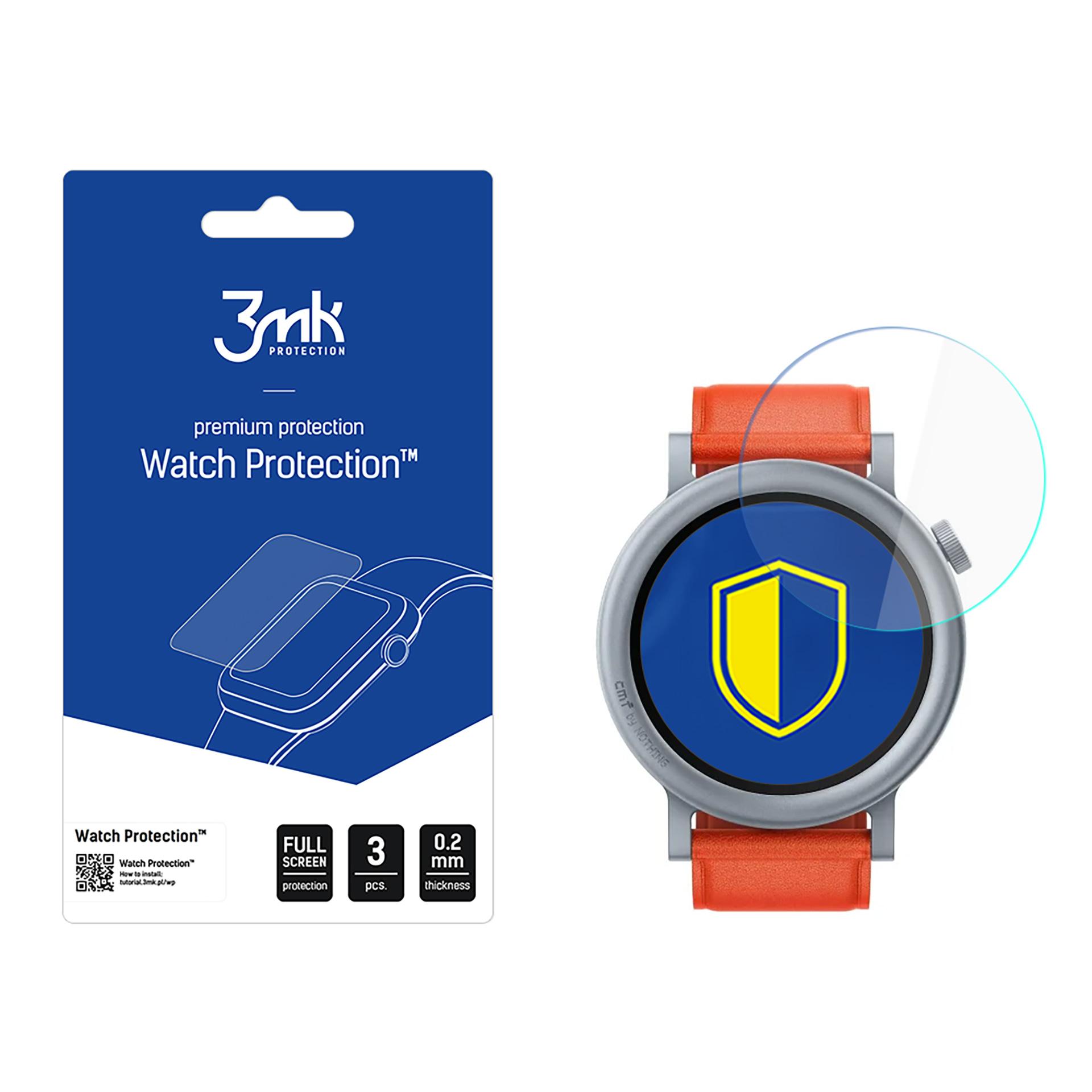 3mk laikrodžio apsauga FlexibleGlass hibridinis stiklas Nothing CMF Watch Pro 2