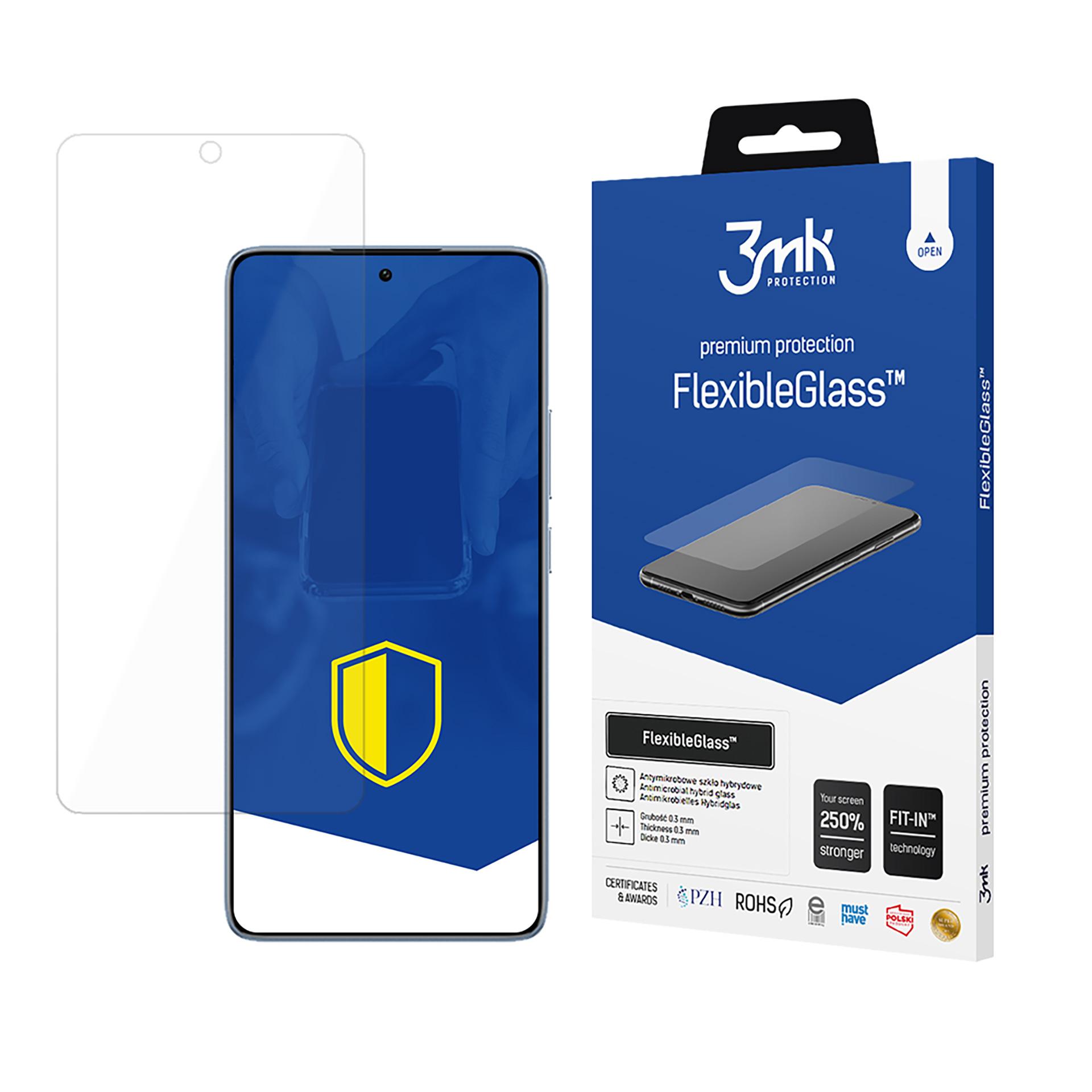 Hibridinis stiklas 3mk FlexibleGlass skirtas Xiaomi 14T / 14T Pro