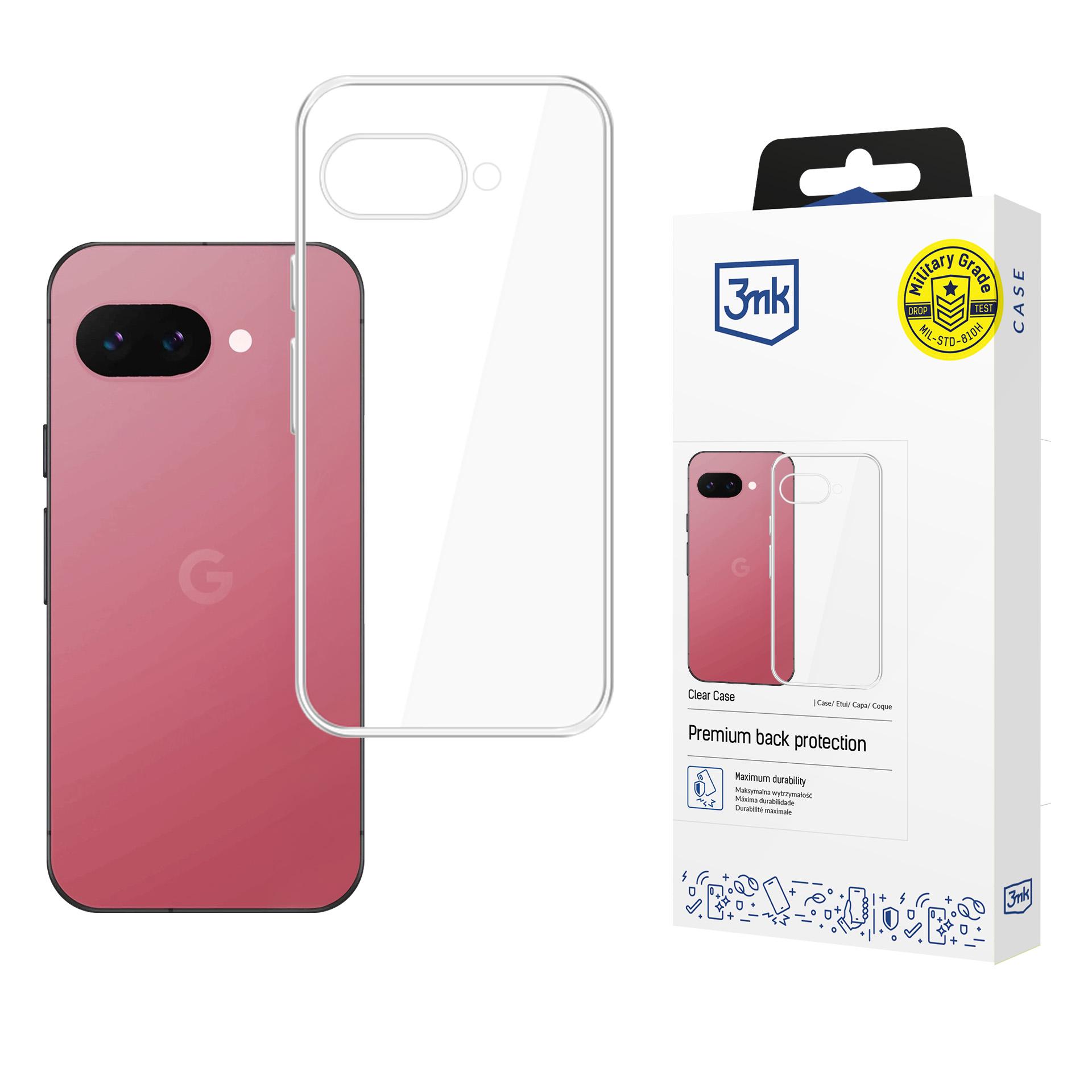 3mk Clear Case dėklas Google Pixel 9A - skaidrus