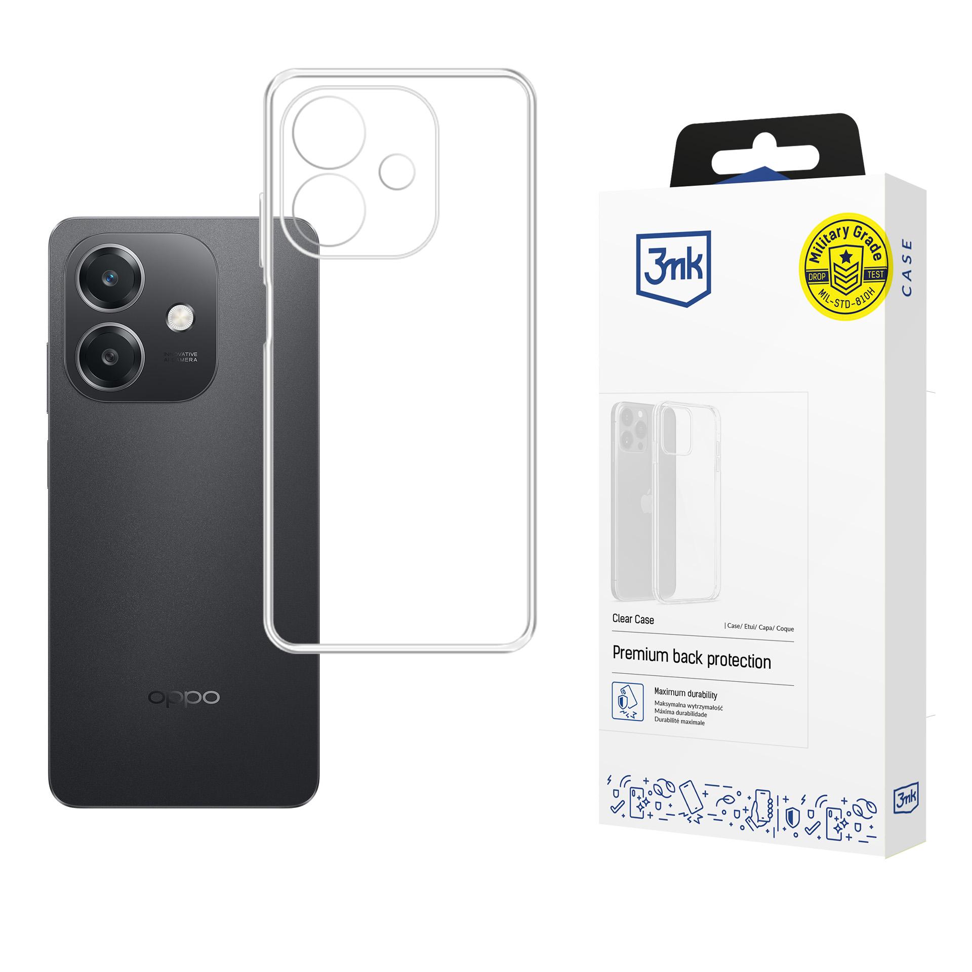Чехол 3mk Clear для Oppo A40 / A40M / A3 4G - прозрачный