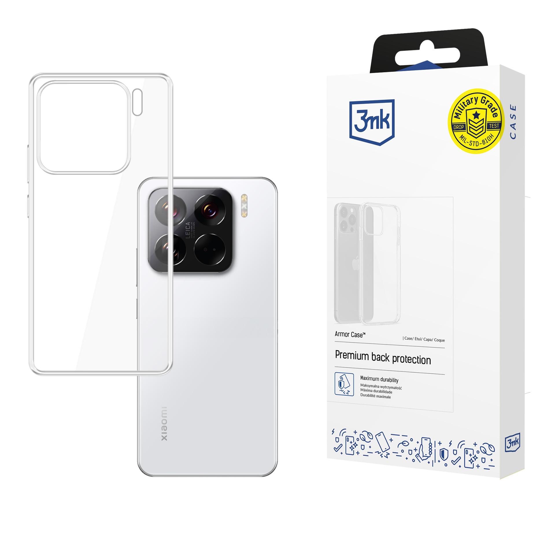 3mk Clear Case for Xiaomi 15 - transparent