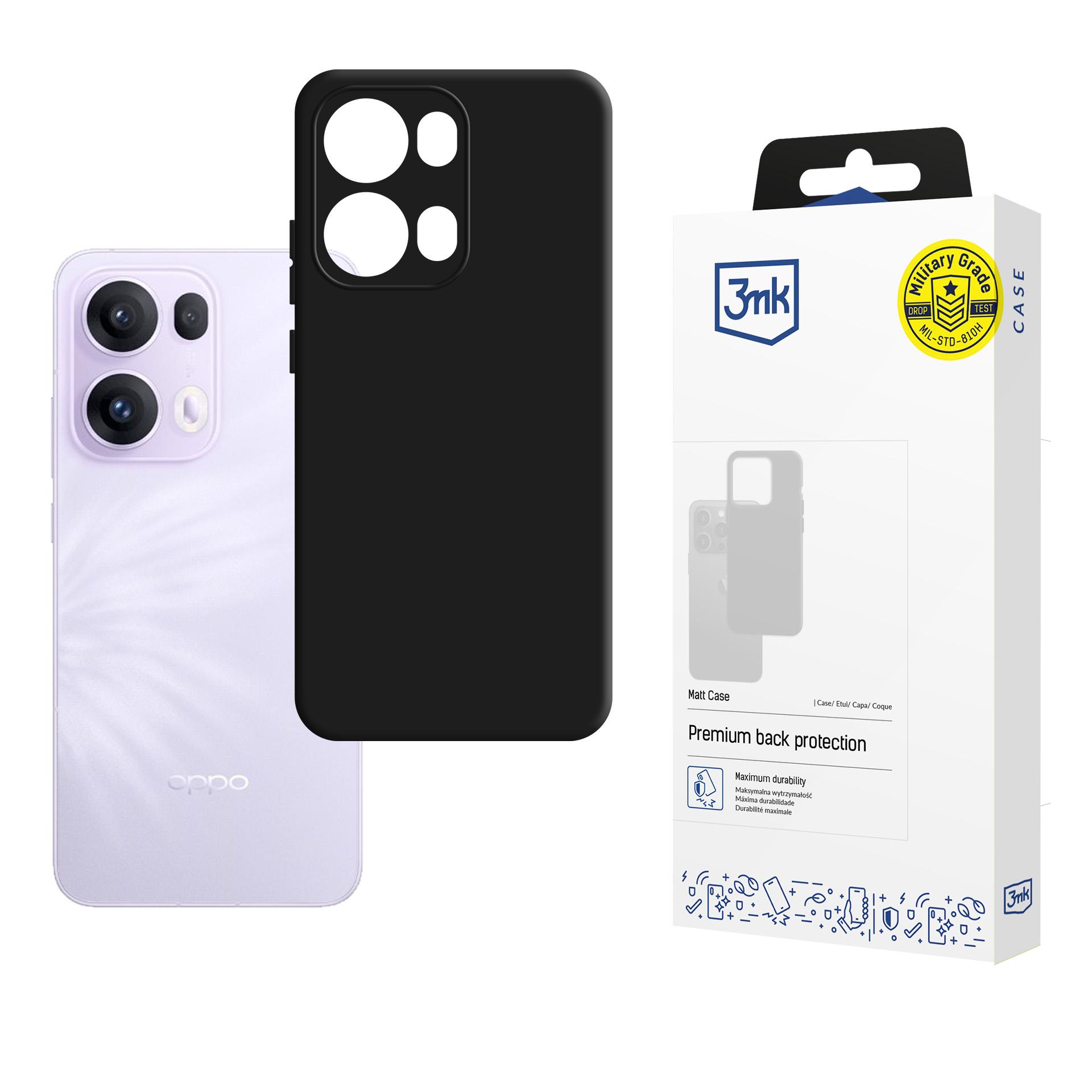 3mk Matt Case dėklas Oppo Reno 13 Pro - juodas