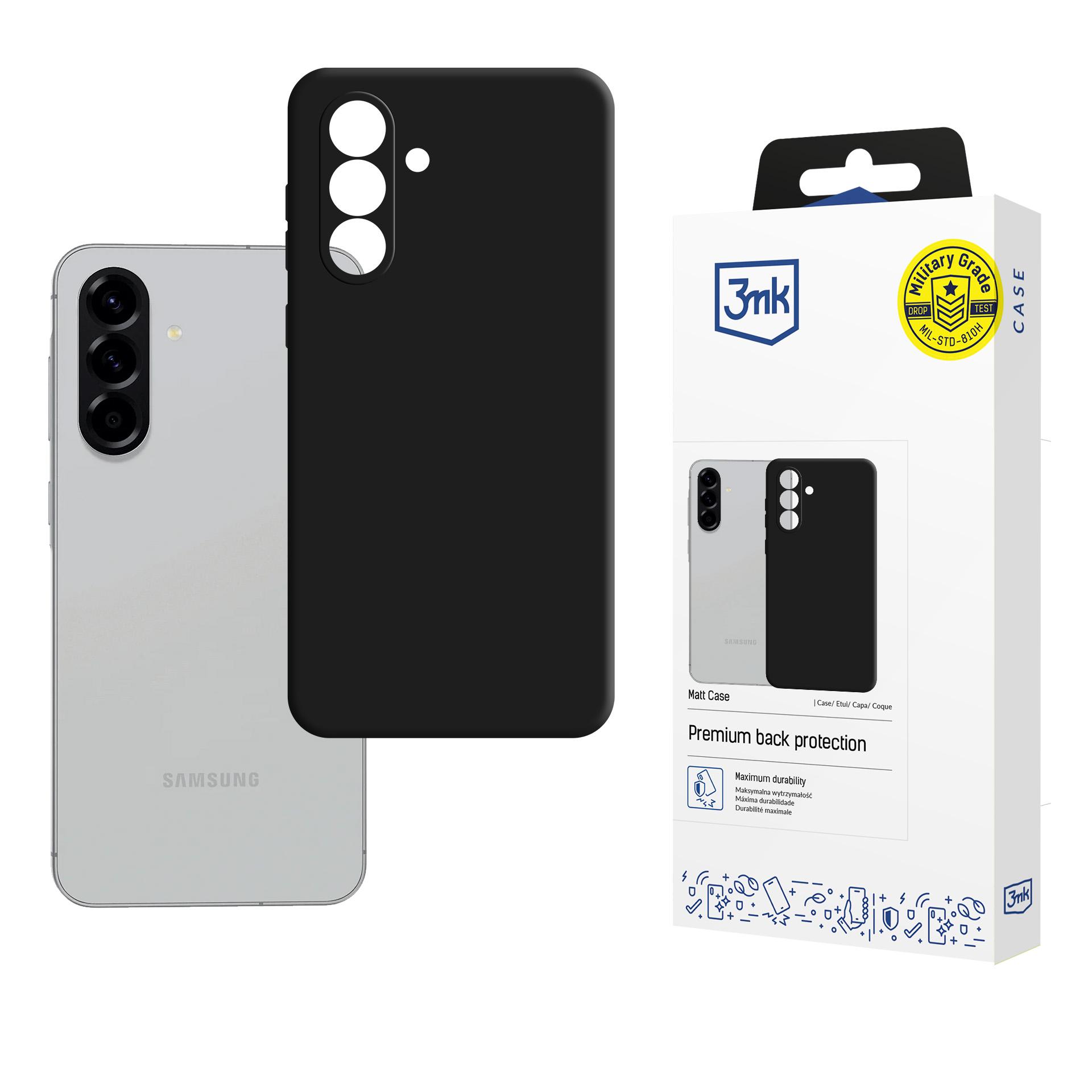 Dėklas 3mk Matt Case Samsung A366 A36 5G/A566 A56 5G 5G juodas