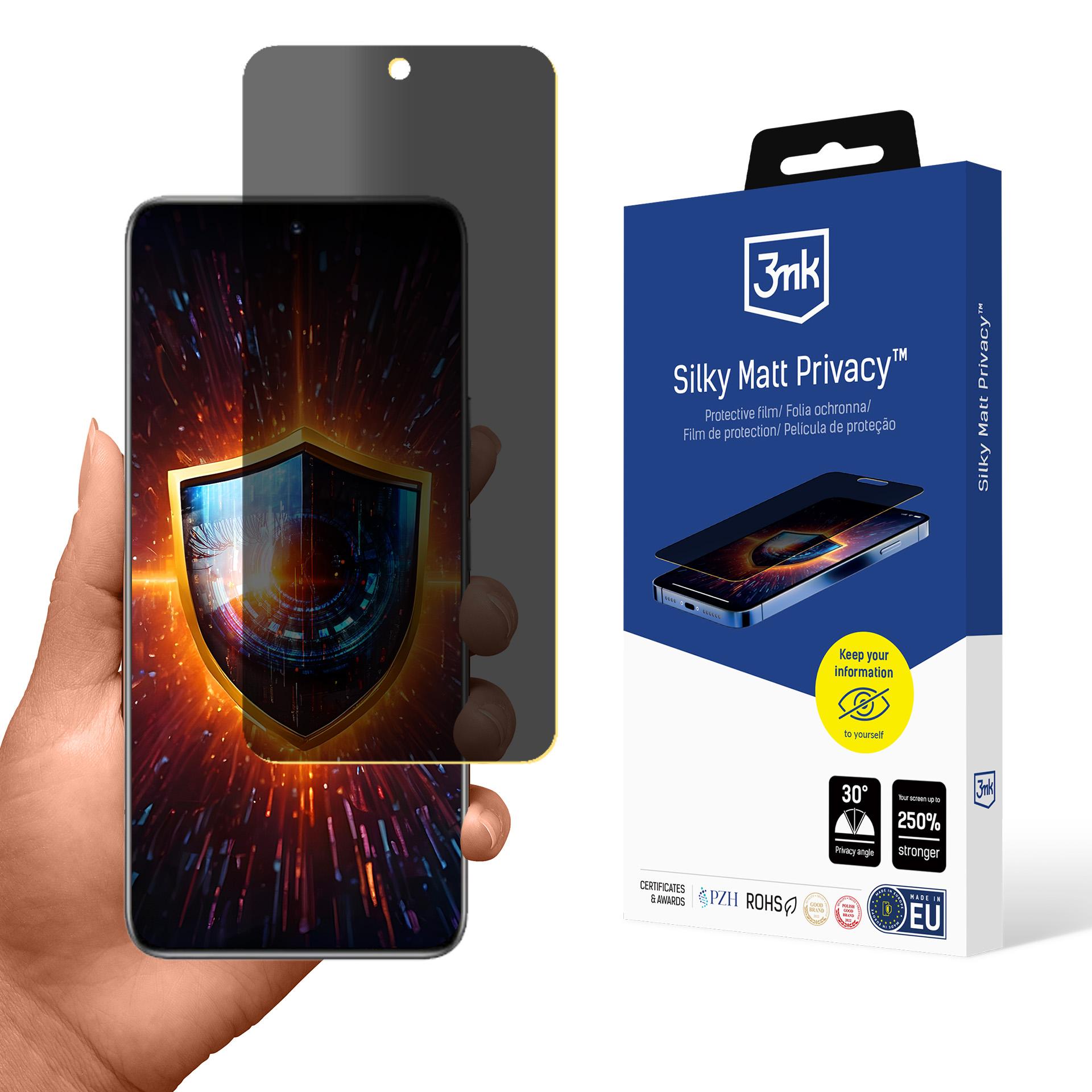 3mk Silky Matt Privacy защитное стекло Honor 200
