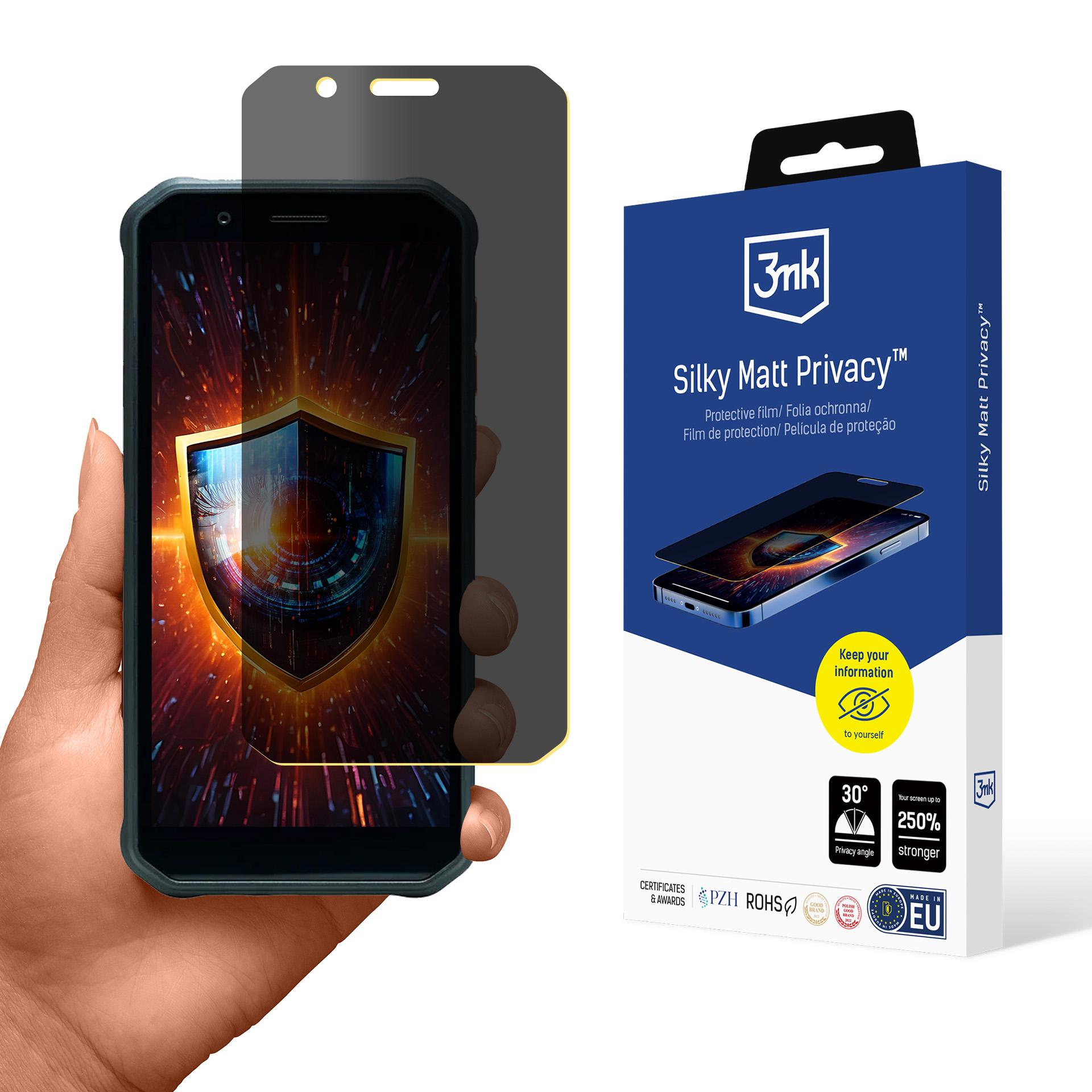 3mk Silky Matt Privacy privatumo ekrano apsauga MyPhone Hammer Energy X
