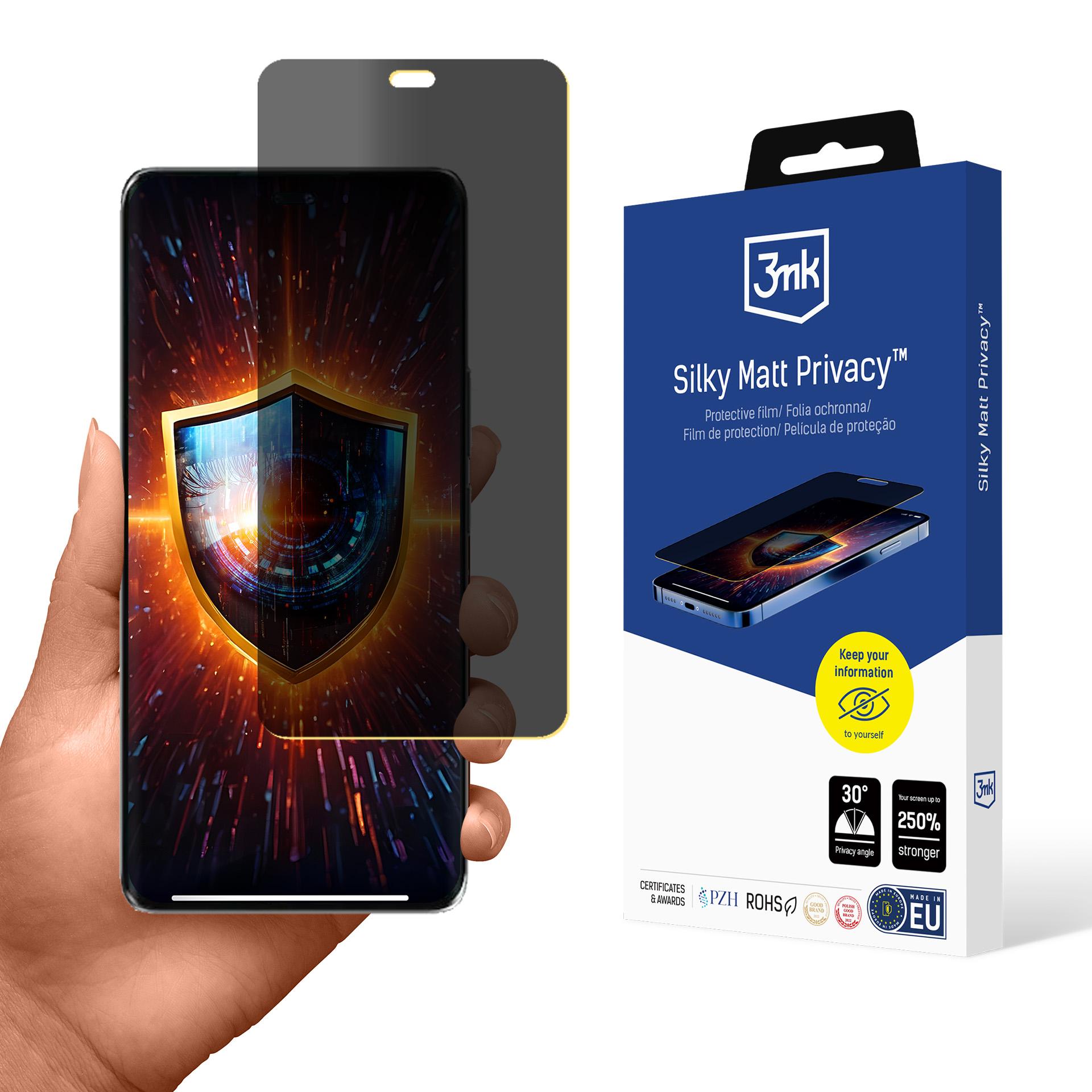 3mk Silky Matt Privacy matinė privatumo ekrano apsauga Honor Magic7 Lite