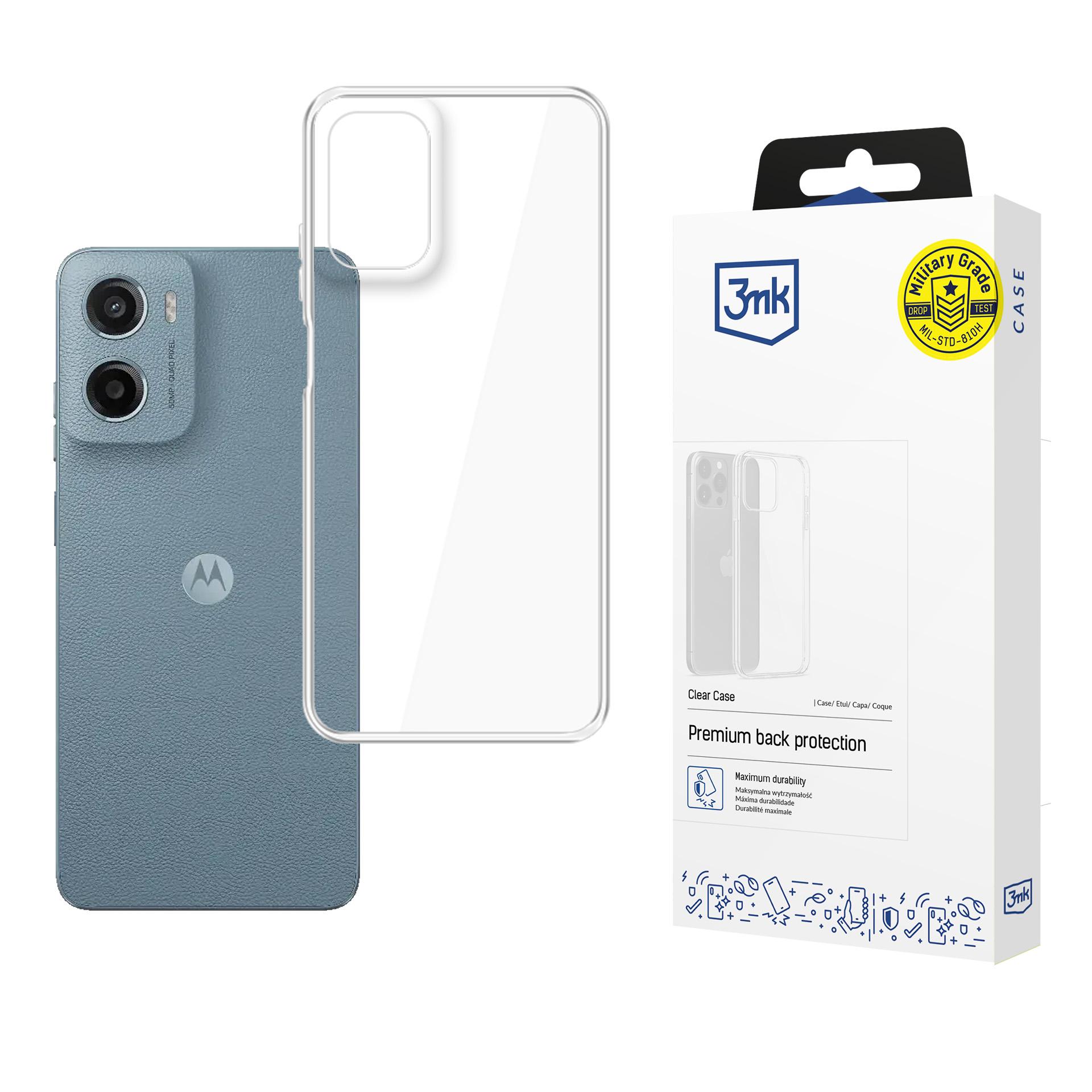 3mk permatomas dėklas telefonui Motorola Moto G05 / E15 G4