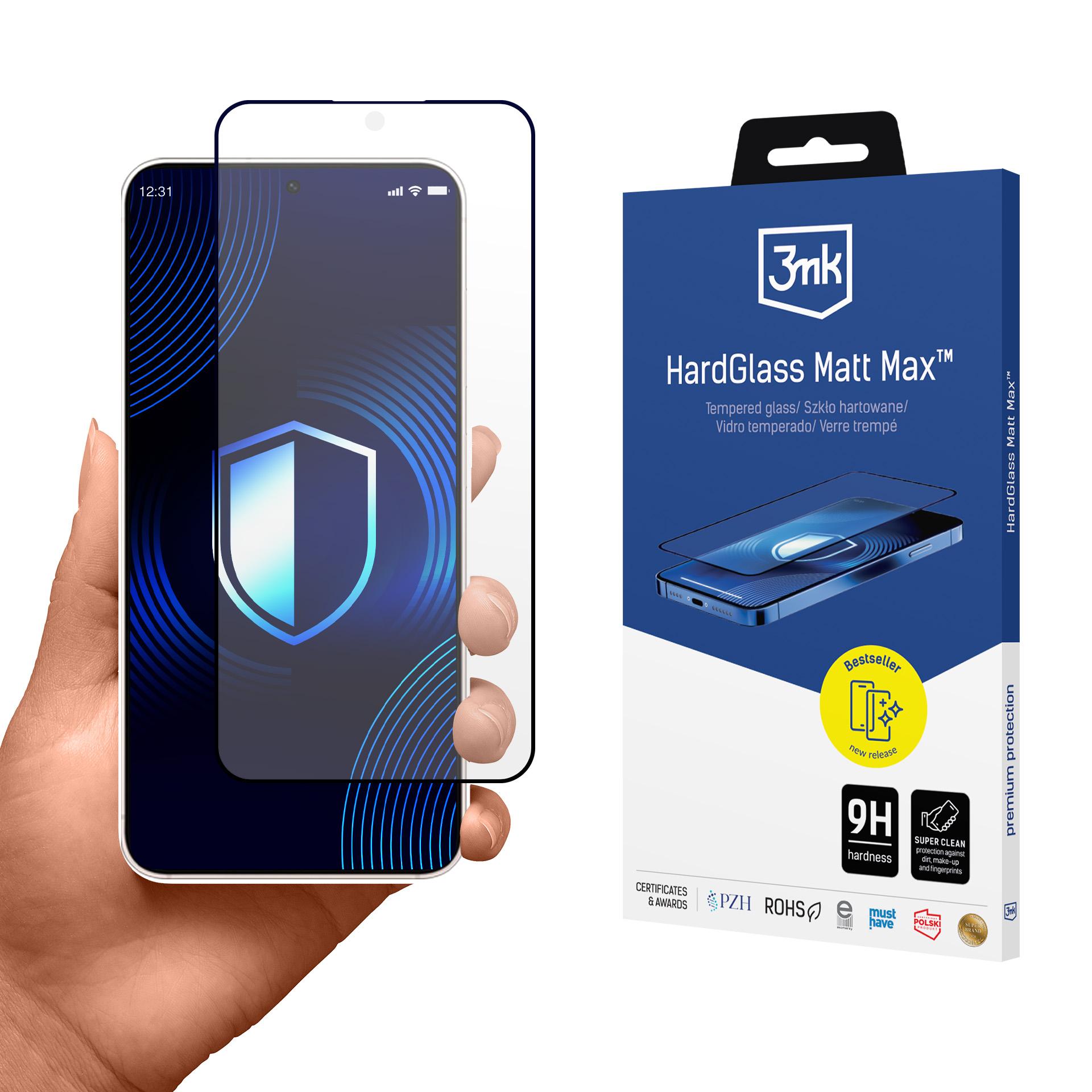 3mk HardGlass Matt Max закаленное стекло Samsung Galaxy S25 Edge