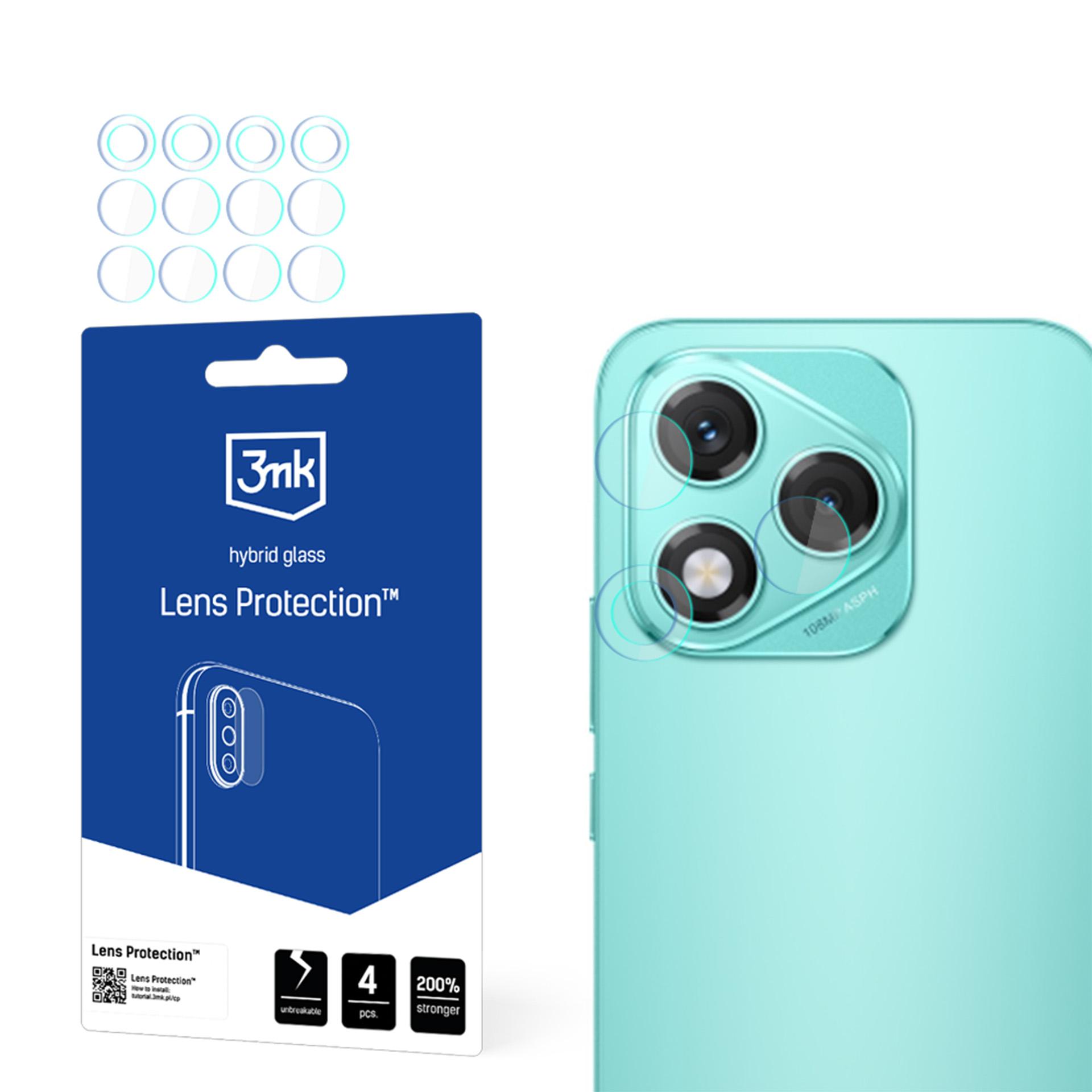 Гибридное защитное стекло 3mk Lens Protection для объектива камеры Honor 400 Lite