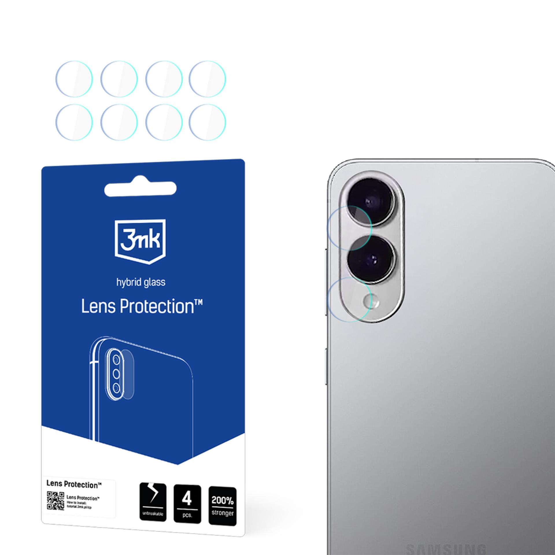 Гибридное защитное стекло 3mk Lens Protection для объектива камеры Samsung Galaxy S25 Edge
