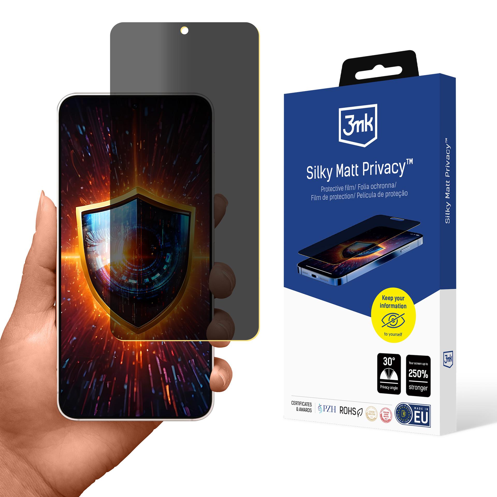 3mk Silky Matt Privacy защитное стекло экрана Samsung Galaxy S25 Edge