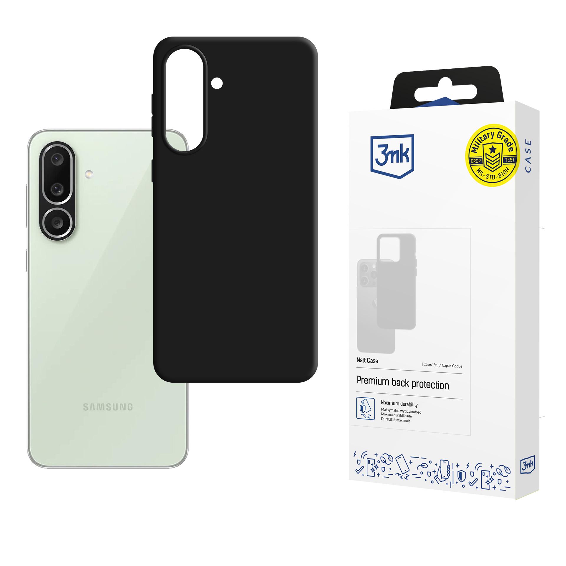 3mk Matinis dėklas telefonui Samsung Galaxy M56 - juodas