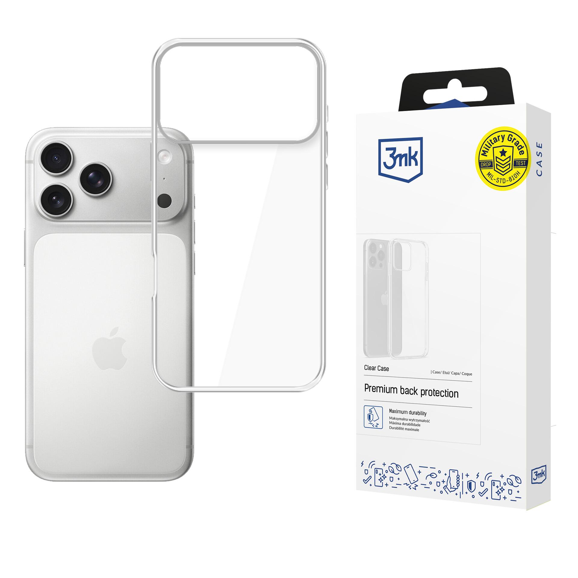 Dėklas 3mk Clear Case 1,2mm Apple iPhone 17 Pro Max