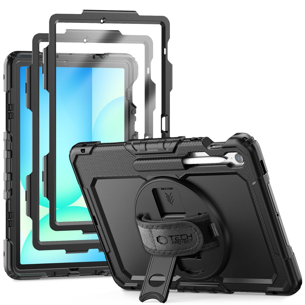Чехол Tech-Protect Solid для Samsung Galaxy Tab S10 FE+ - чёрный