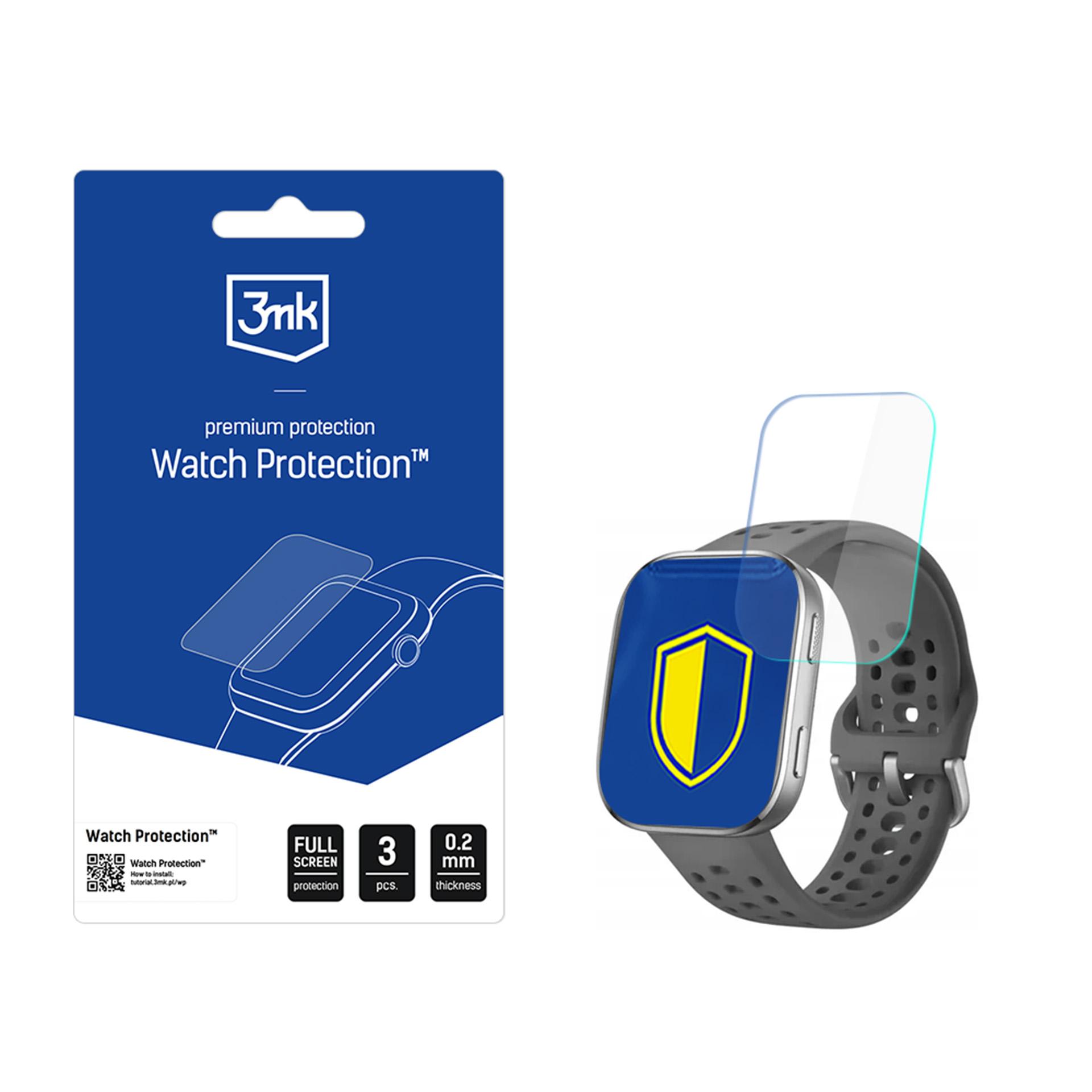 3mk Watch Protection ARC išmaniojo laikrodžio ekrano apsauginė plėvelė Amazfit Bip 6