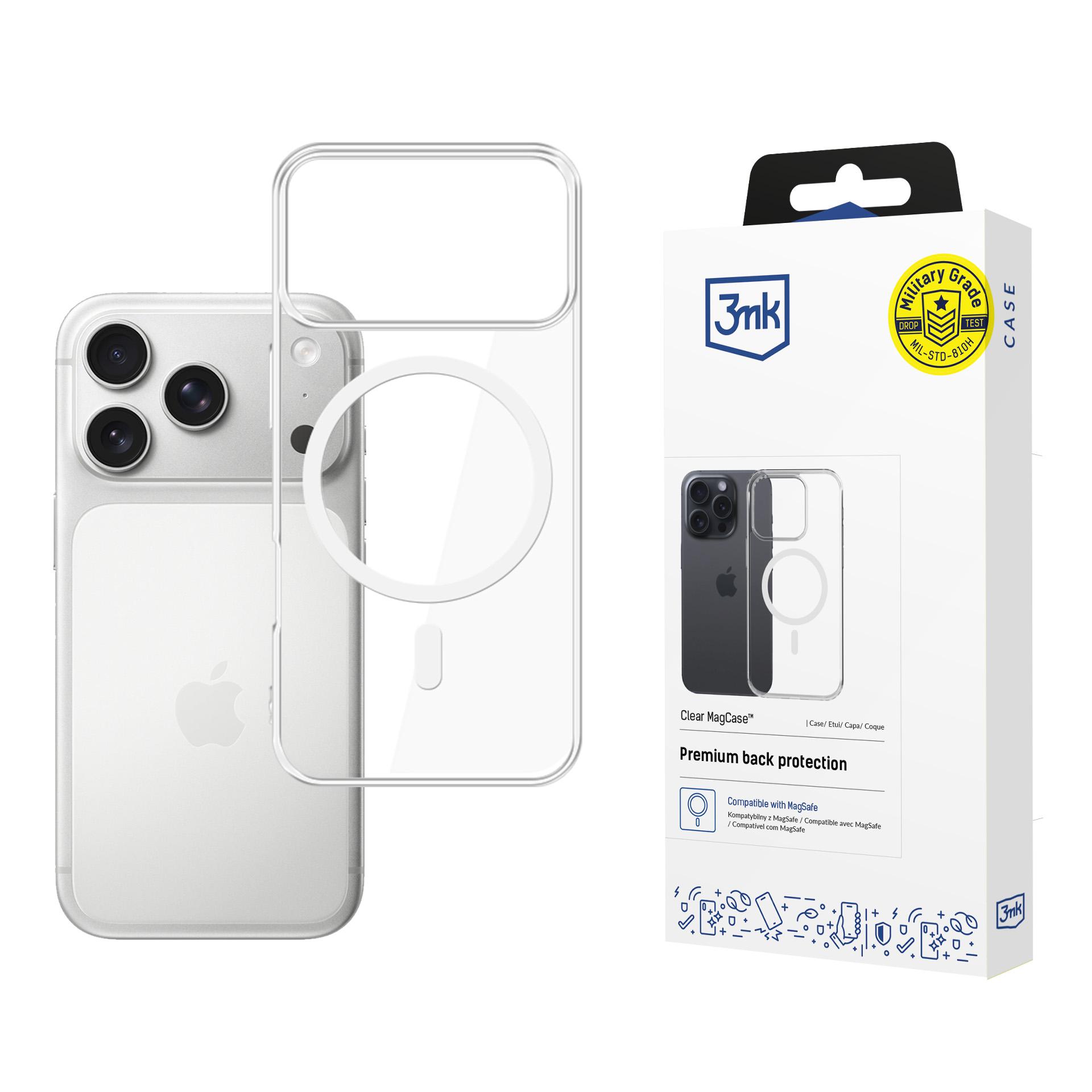 Чехол 3mk Clear MagCase Apple iPhone 17 Pro