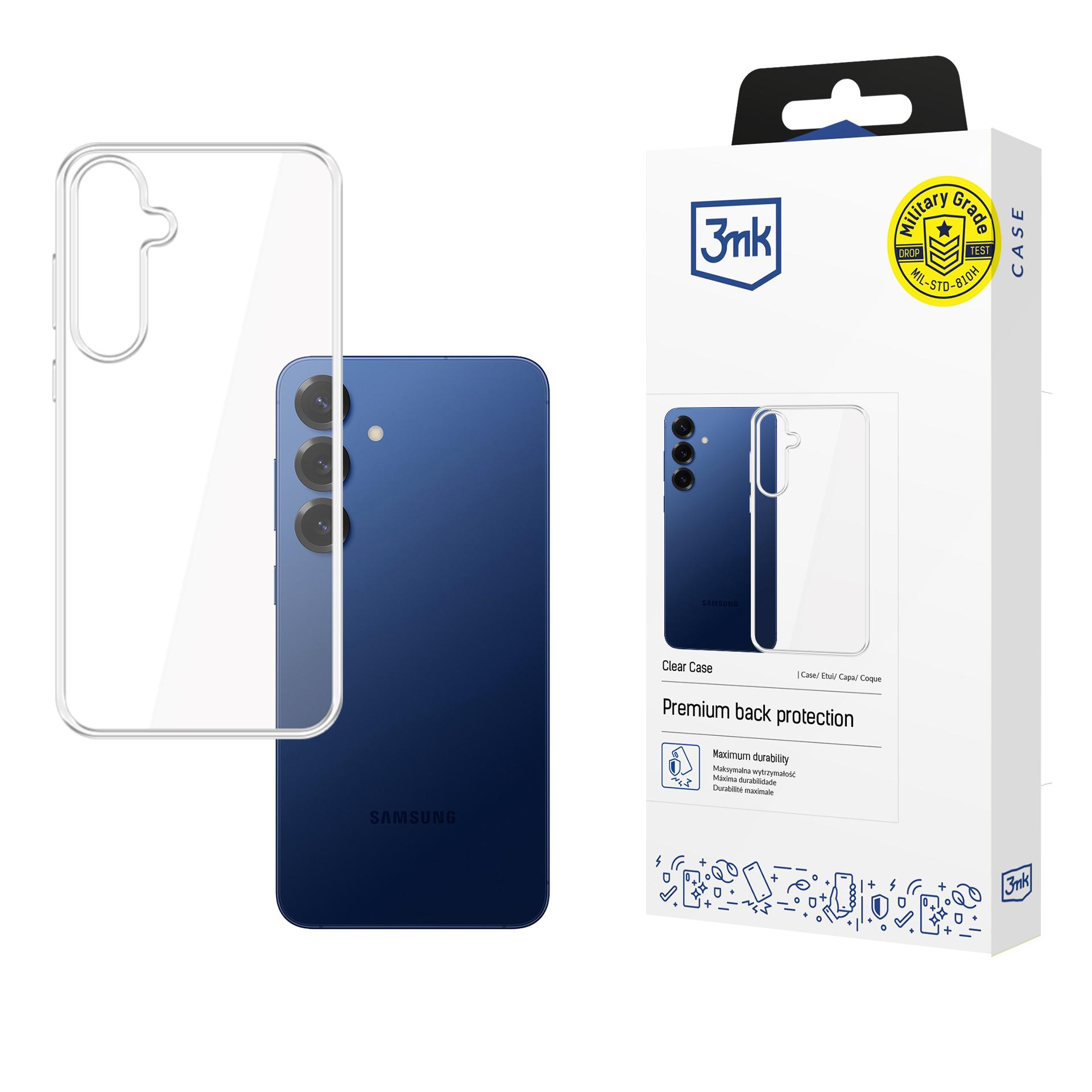 Dėklas 3mk Clear Case 1,2mm Samsung S731 S25 FE