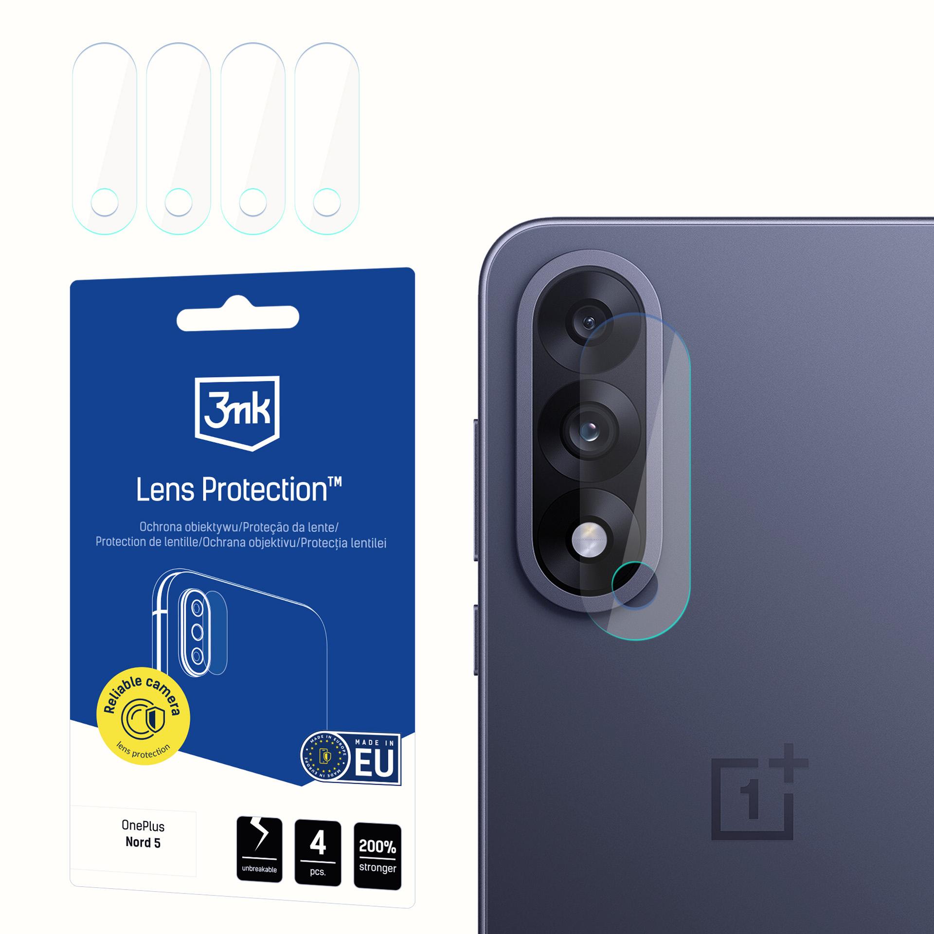 3mk objektyvo apsauga hibridinis stiklas OnePlus Nord 5 kameros objektyvui